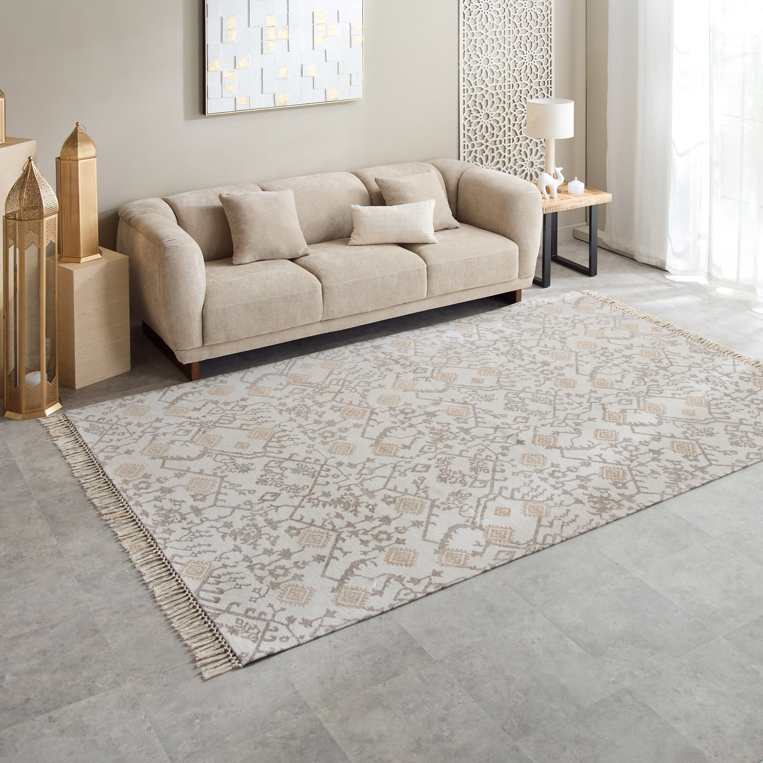 سجادة صوف جاكار من وارم أوسيس - 120x170 سم-hbxdecorandfurnishings-floorcoverings-rugs-image-1