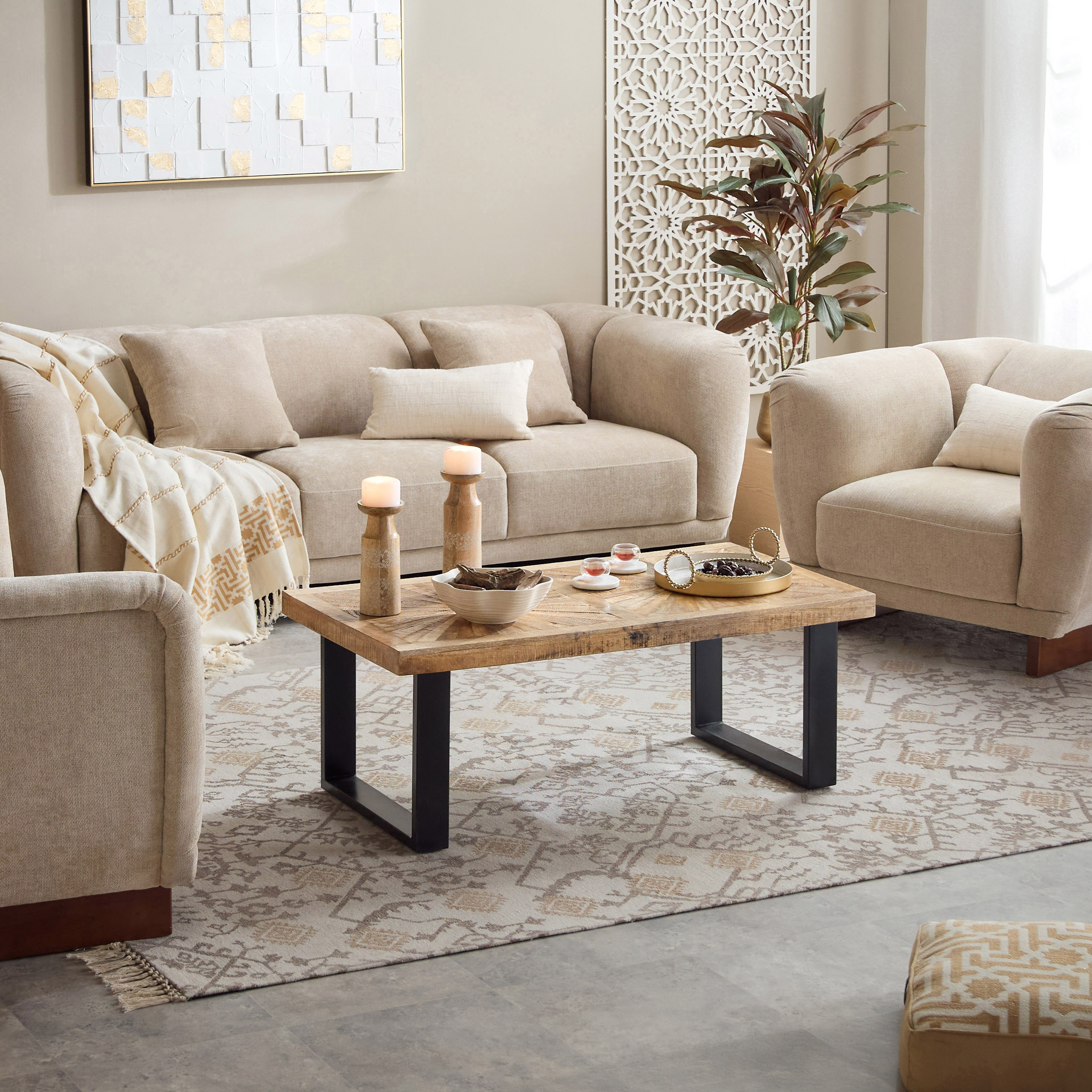 سجادة صوف جاكار من وارم أوسيس - 160x230 سم-hbxdecorandfurnishings-floorcoverings-rugs-image-5