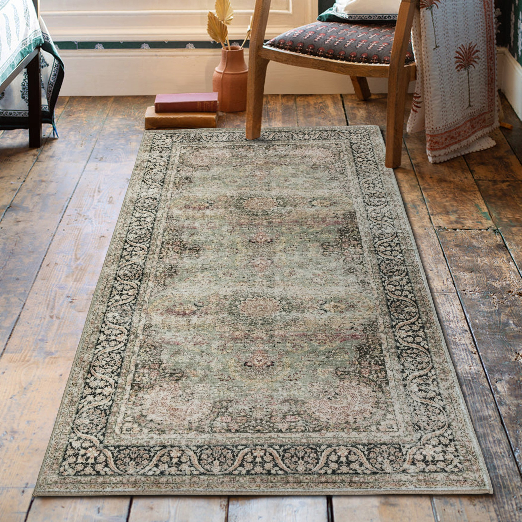 سجادة مخملية رايلي من ميراج - 80x230 سم-hbxdecorandfurnishings-floorcoverings-rugs-image-1