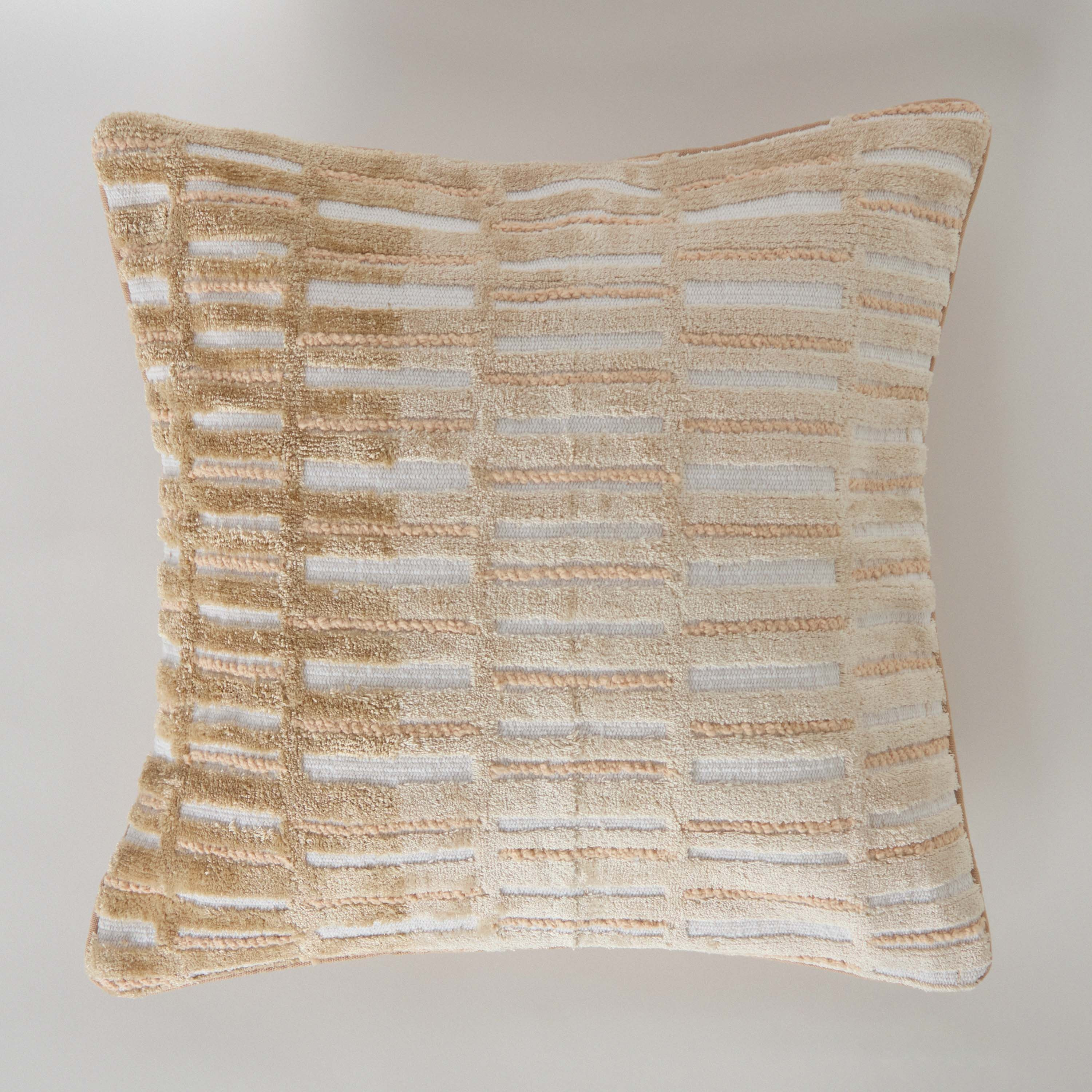 Taste of Grace Varia Chenille Tufted Block Filled Cushion - 50x50 cm-hbxlivingroom-furnishings-cushionsandcovers-filledcushions-image-5