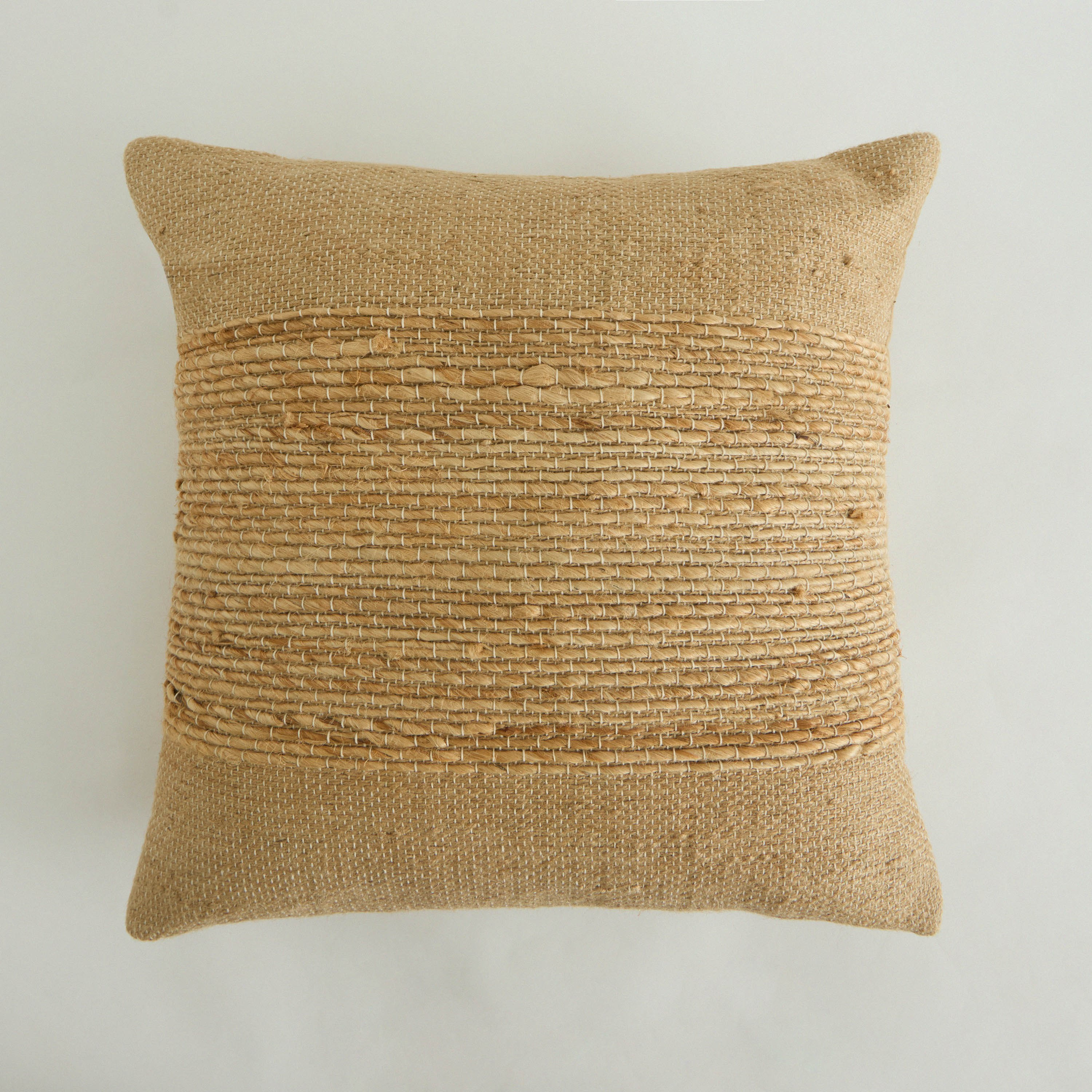 Terran Jute Band Filled Cushion - 50x50 cm-PROMO_HB_AE_B2G2_011025-image-5