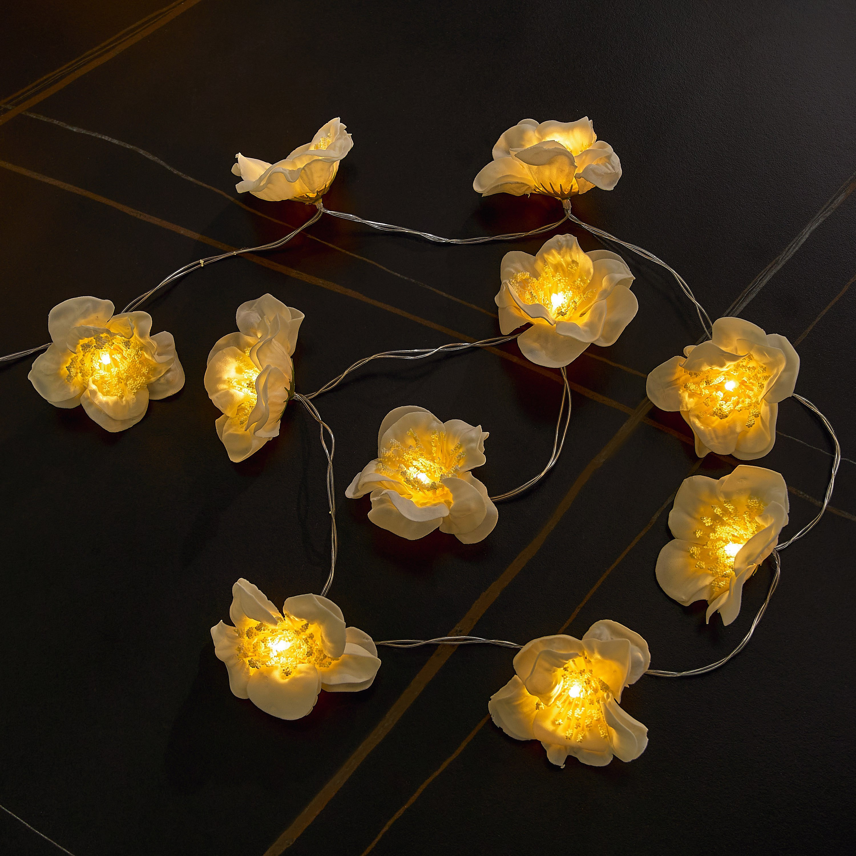 حبل إضاءة ليد دافئة 10 مصابيح بتصميم زهور من دوكس-hbxdiningroom-lighting-decorativesandstringlights-image-1
