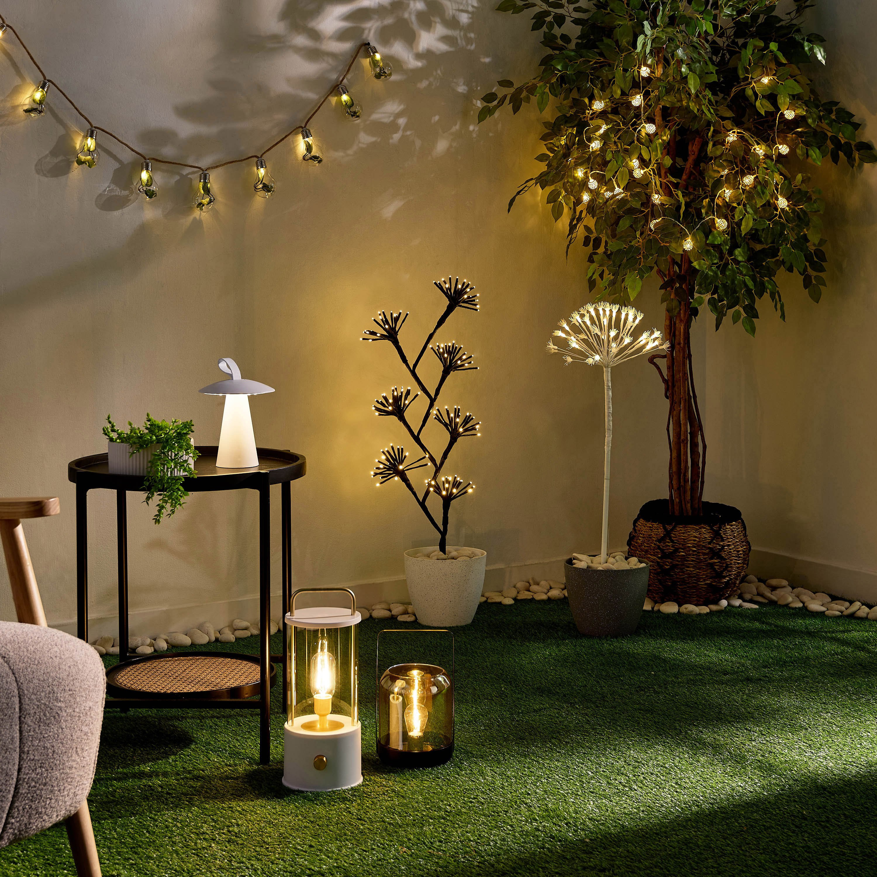 إضاءة بتصميم فرع شجرة و140 لمبة ليد ستاربيرست من دوكس - 80 سم-hbxdiningroom-lighting-decorativesandstringlights-image-4