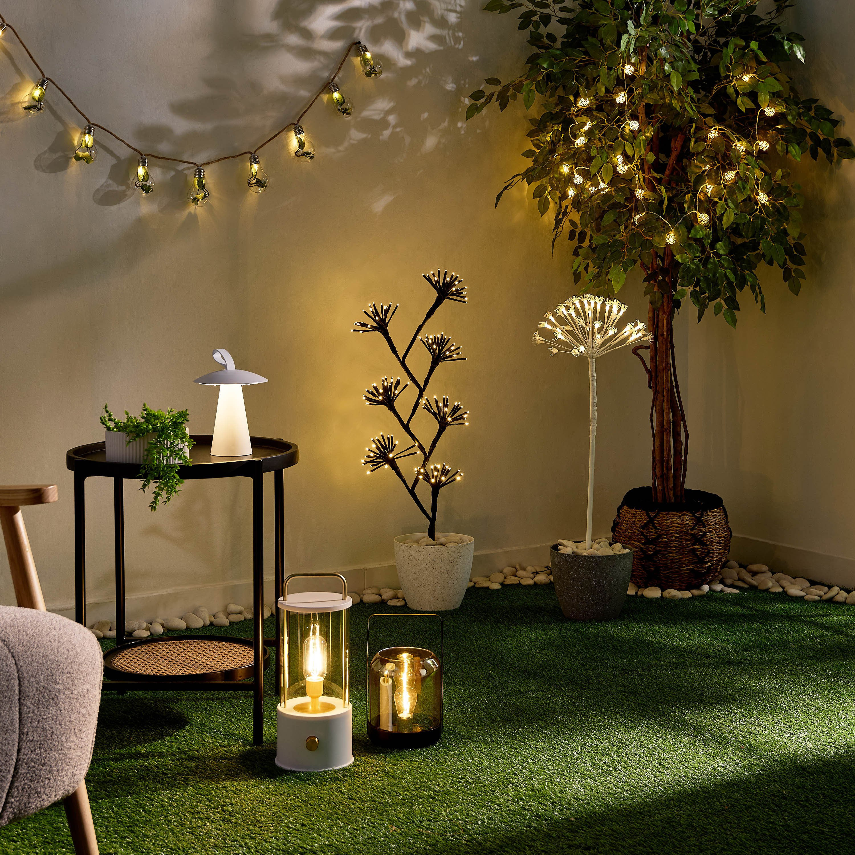 حبل إضاءة بتصميم كرات معدنية مع 15 لمبة إل إي دي من دوكس-hbxdiningroom-lighting-decorativesandstringlights-image-5