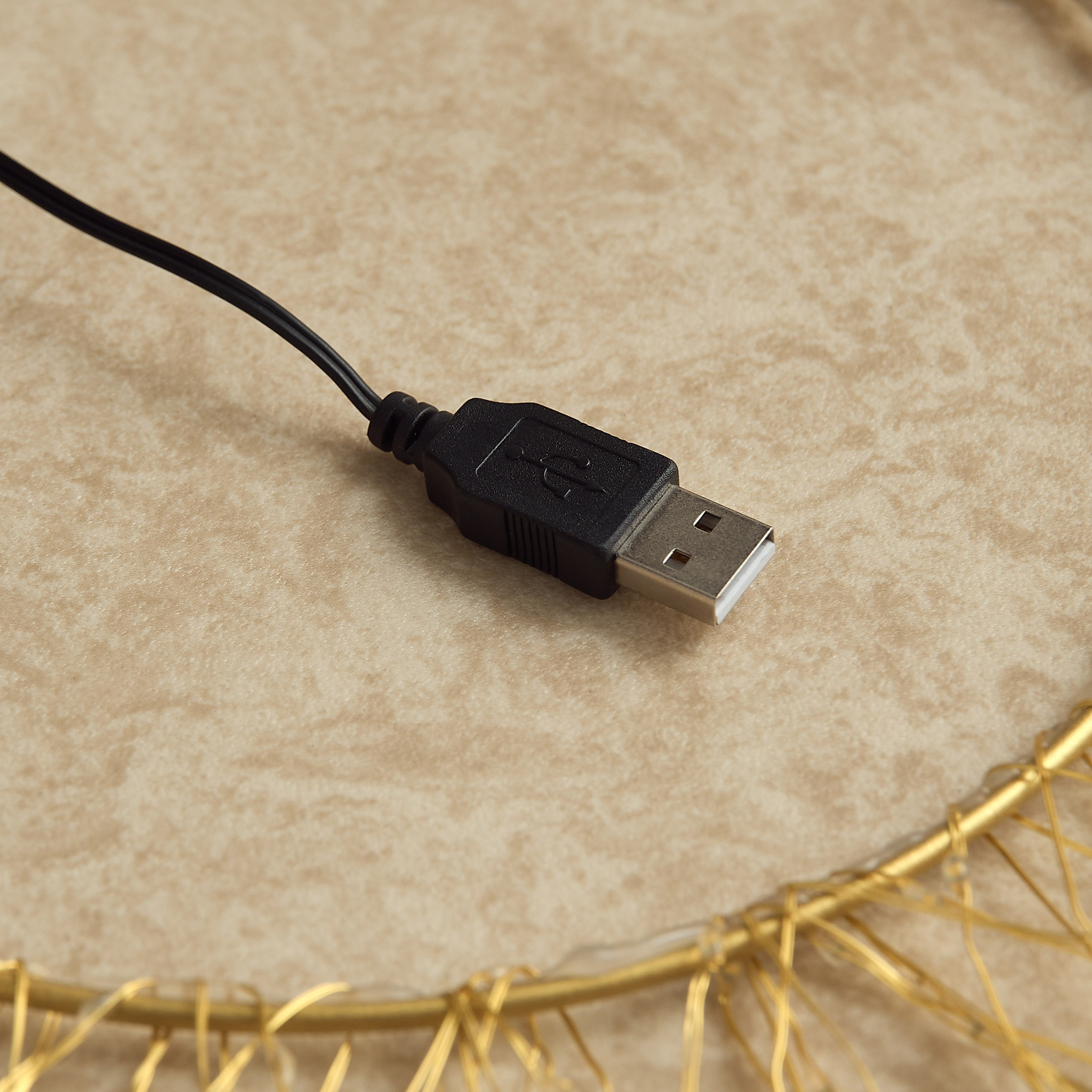 Dux Hanging Iron Wire Moon with 160 Warm LED with USB Plug-hbxdiningroom-lighting-decorativesandstringlights-image-4