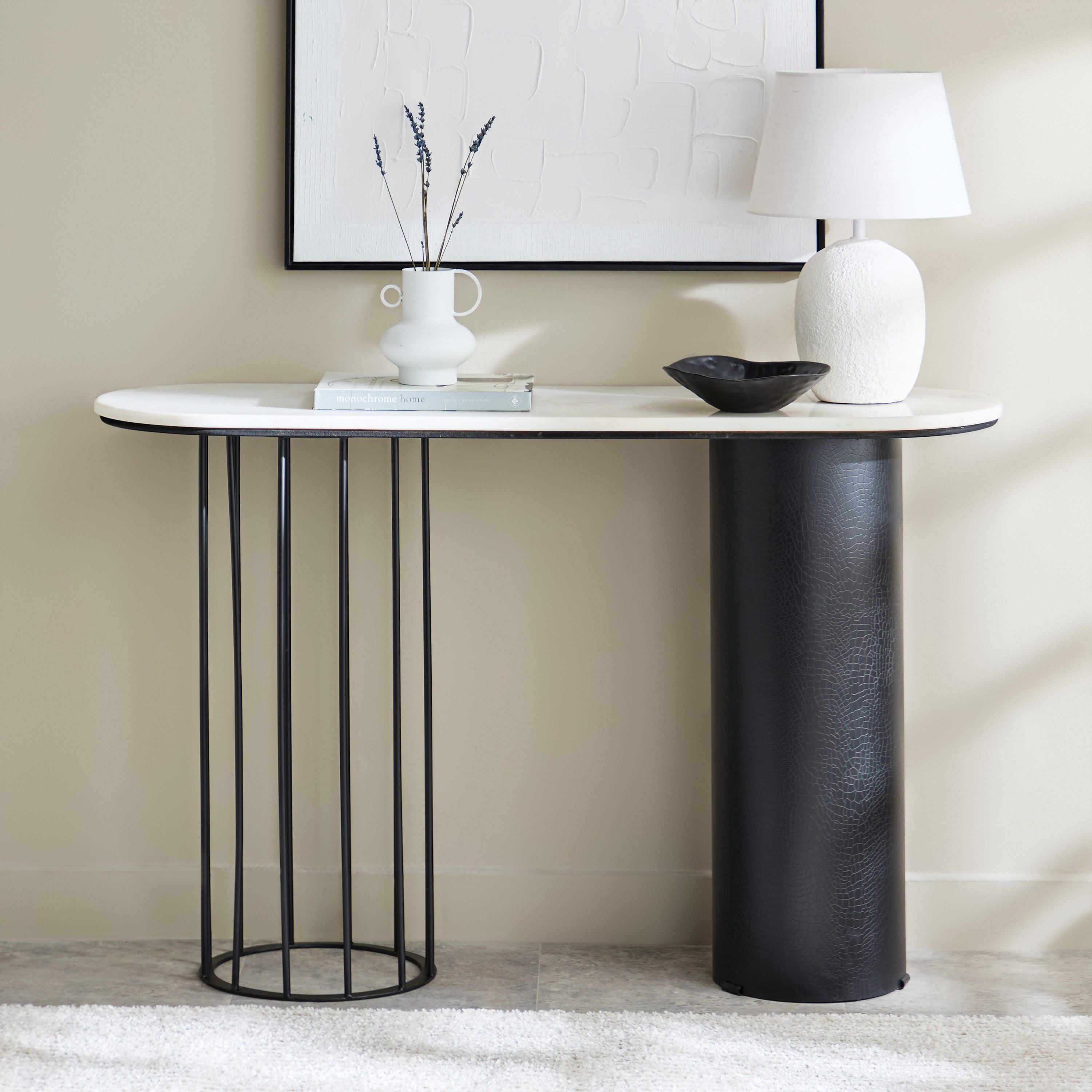 طاولة كونسول بسطح من الرخام الأصلي - تويجز من فيندرا-hbxfurniture-tablesandstands-consoletables-image-2