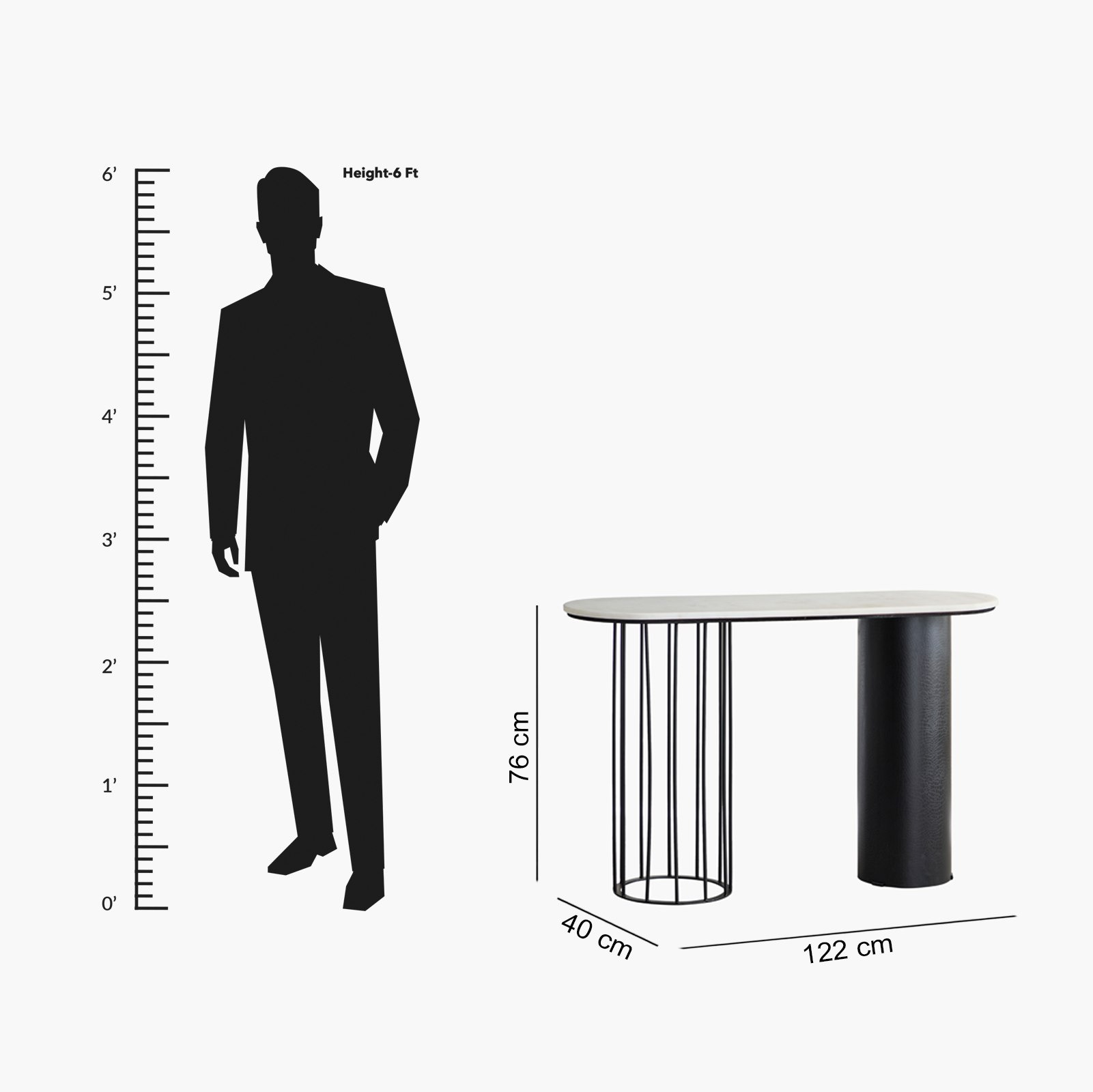 طاولة كونسول بسطح من الرخام الأصلي - تويجز من فيندرا-hbxfurniture-tablesandstands-consoletables-image-7