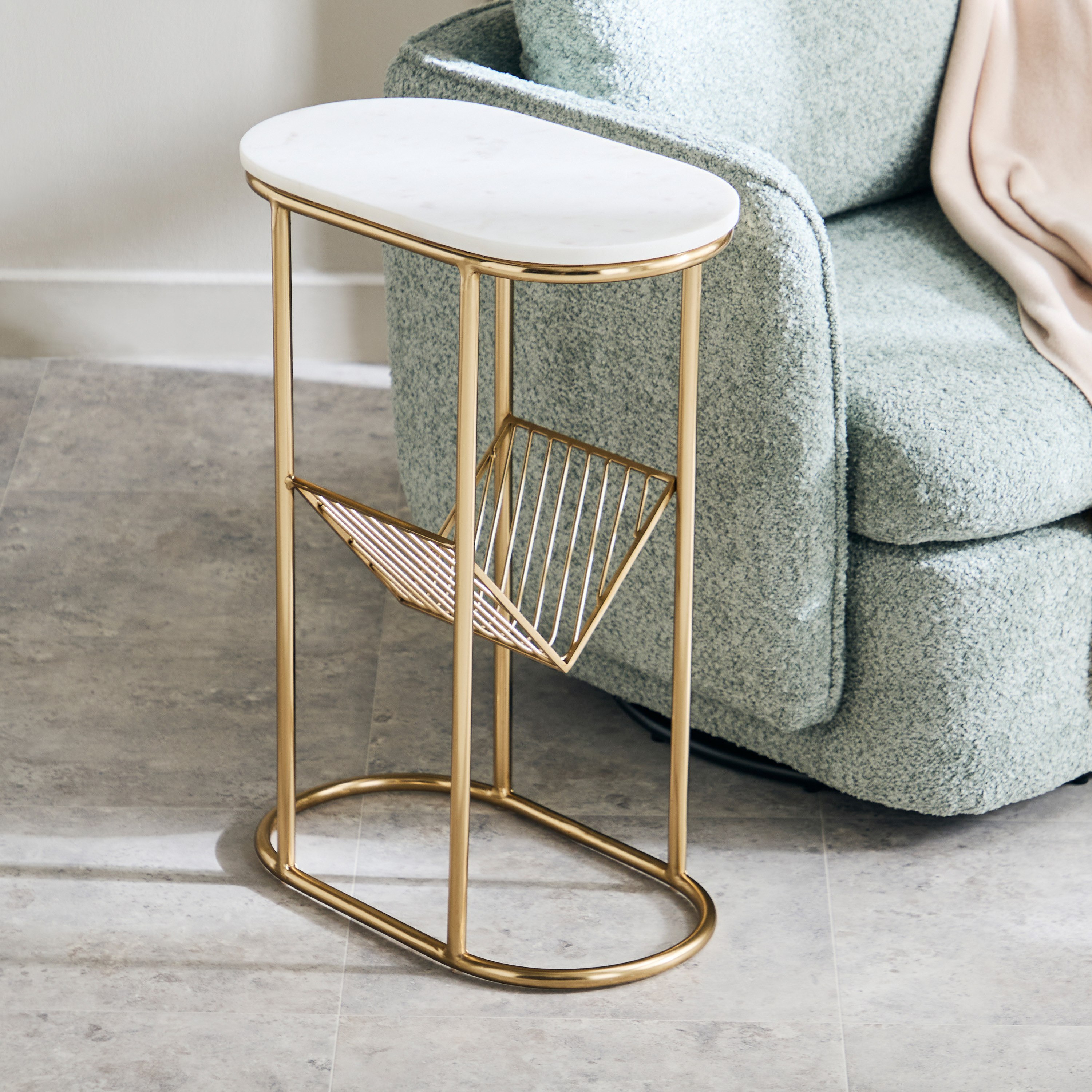 طاولة بسطح من الرخام الأصلي - مارجو من كافون-hbxfurniture-livingroom-endtables-image-2
