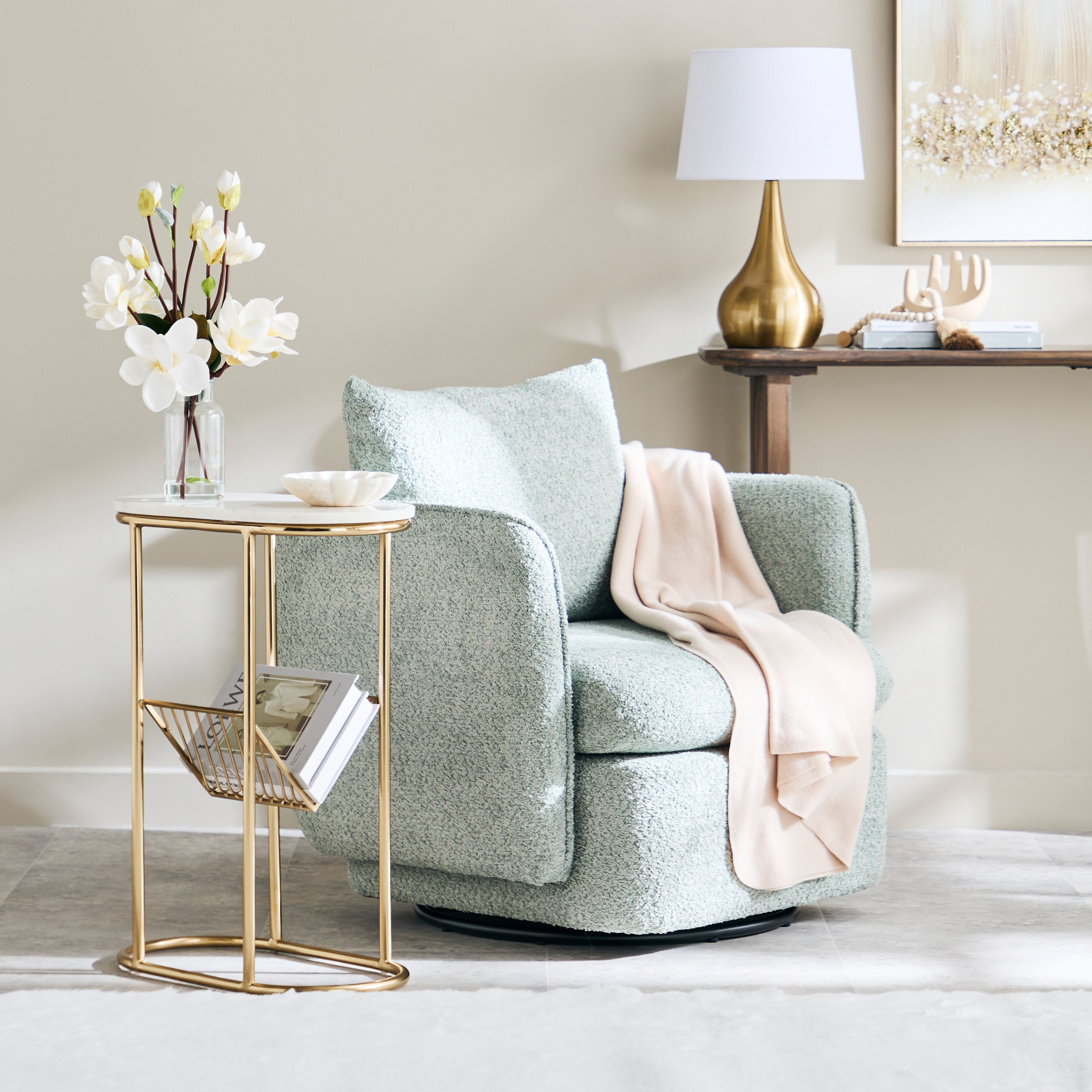 طاولة بسطح من الرخام الأصلي - مارجو من كافون-hbxfurniture-livingroom-endtables-image-6