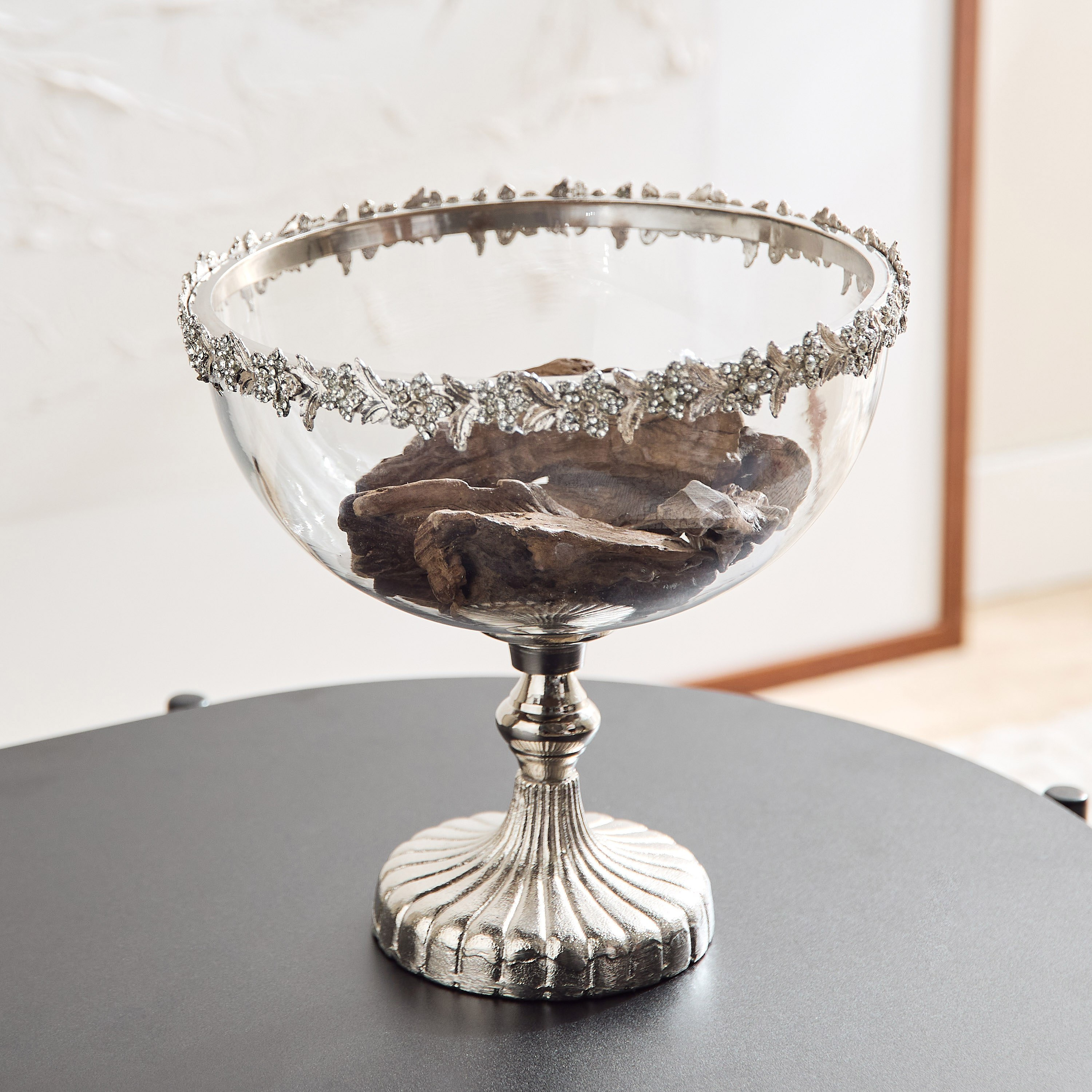 وعاء كريستال نحاسي ديكور من إيراس - 25x25x17 سم-hbxdecorandfurnishings-homeaccessories-bowls-image-1