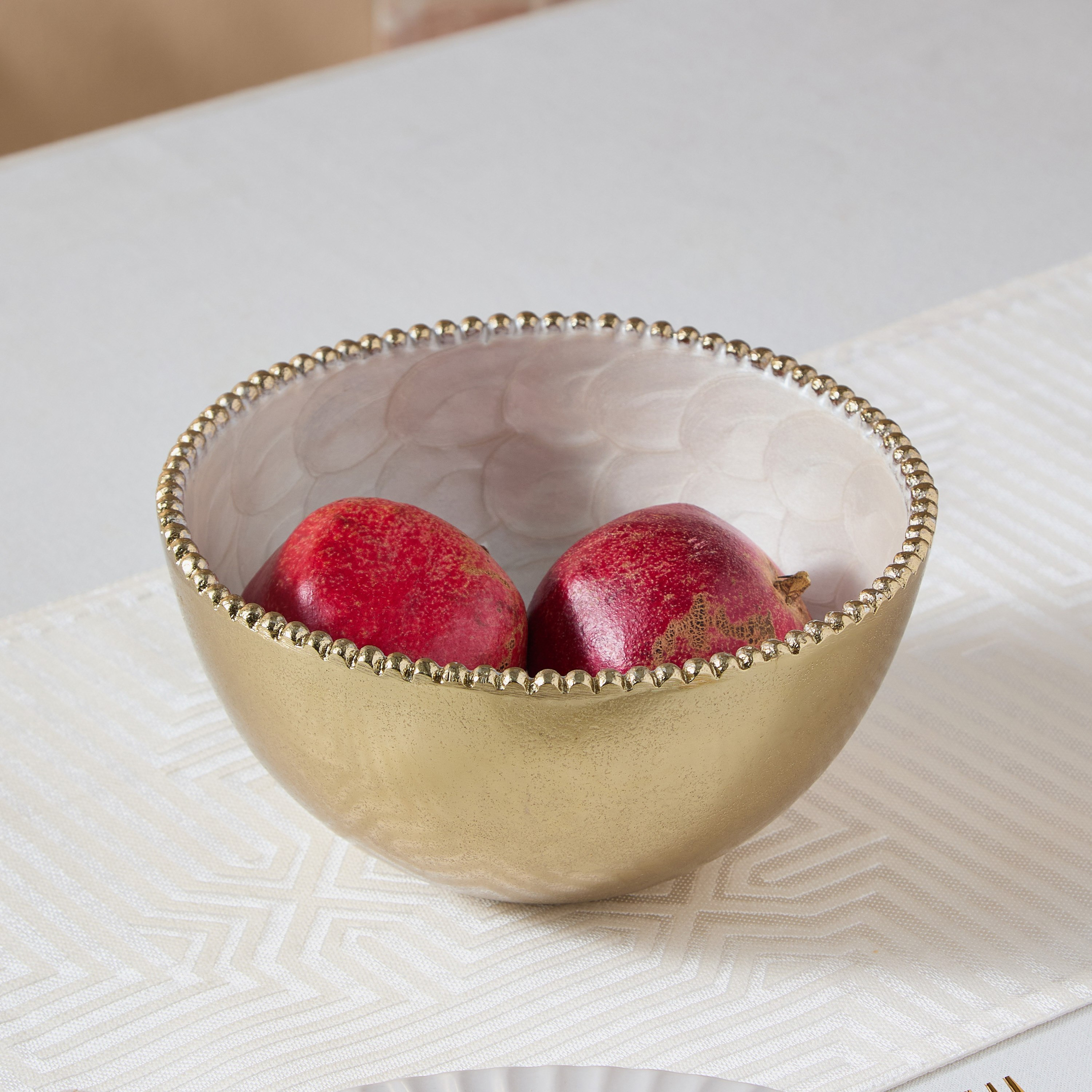 Lera Shell Enamel Decorative Bowl - 20x20x10 cm-PROMO_HB_AE_B1G1_250925-image-1