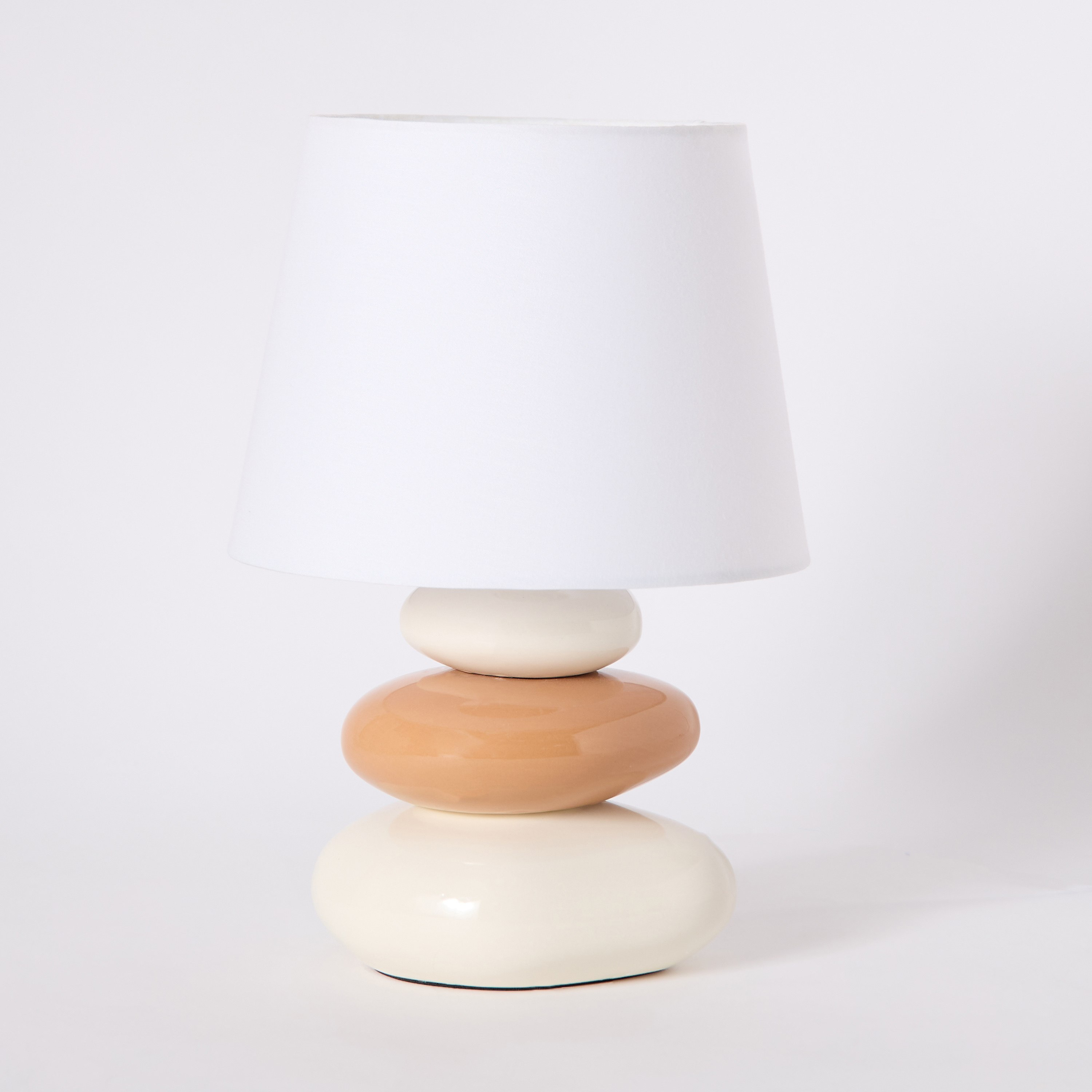 مصباح طاولة سيراميك مع غطاء قماش من ماربيلا - 29 سم-hbxbedroom-lighting-tablelamps-image-7