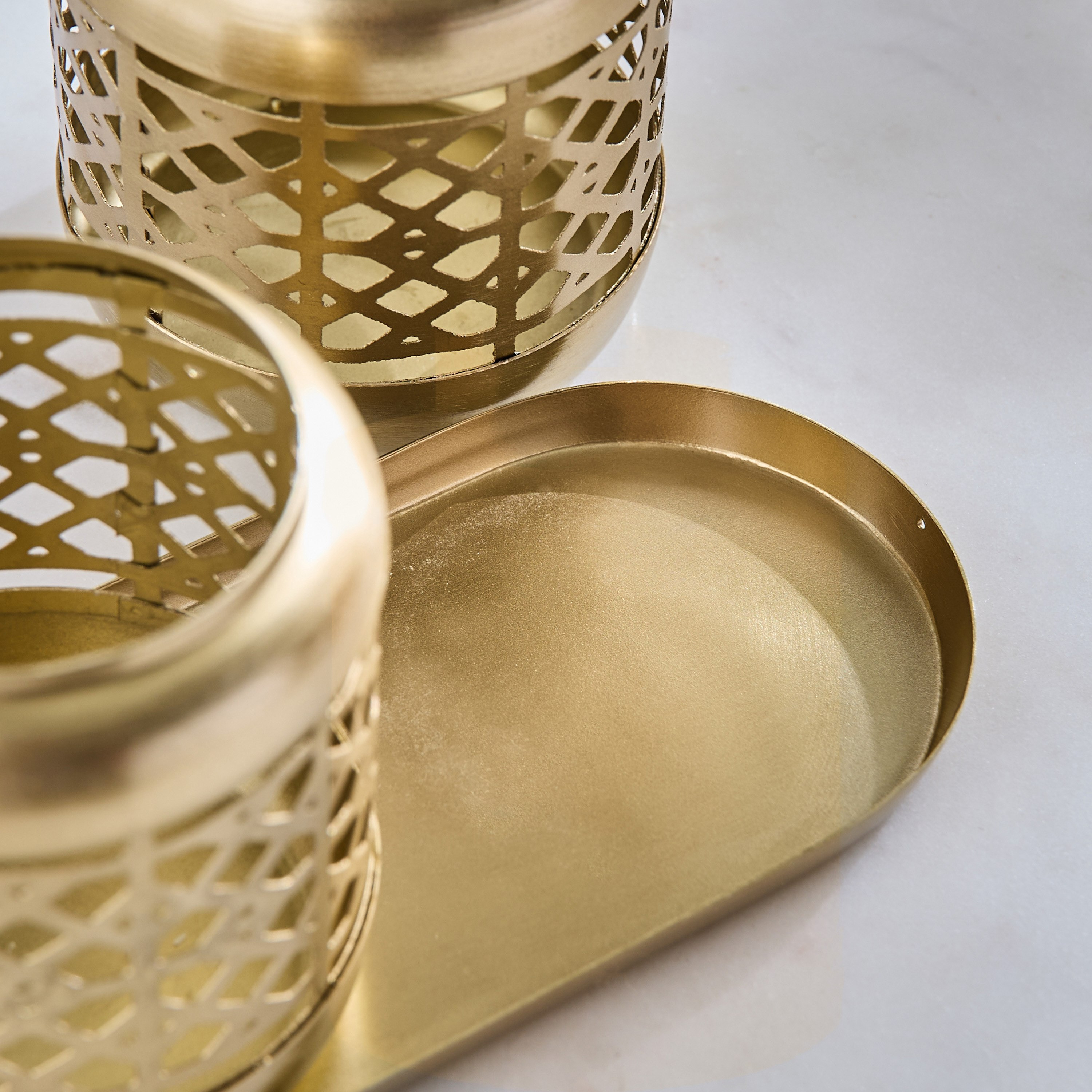 Enid 2-Piece Votive Set with Oval Tray - 20x9x10 cm-hbxlivingroom-decorandaccessories-candleholders-image-3