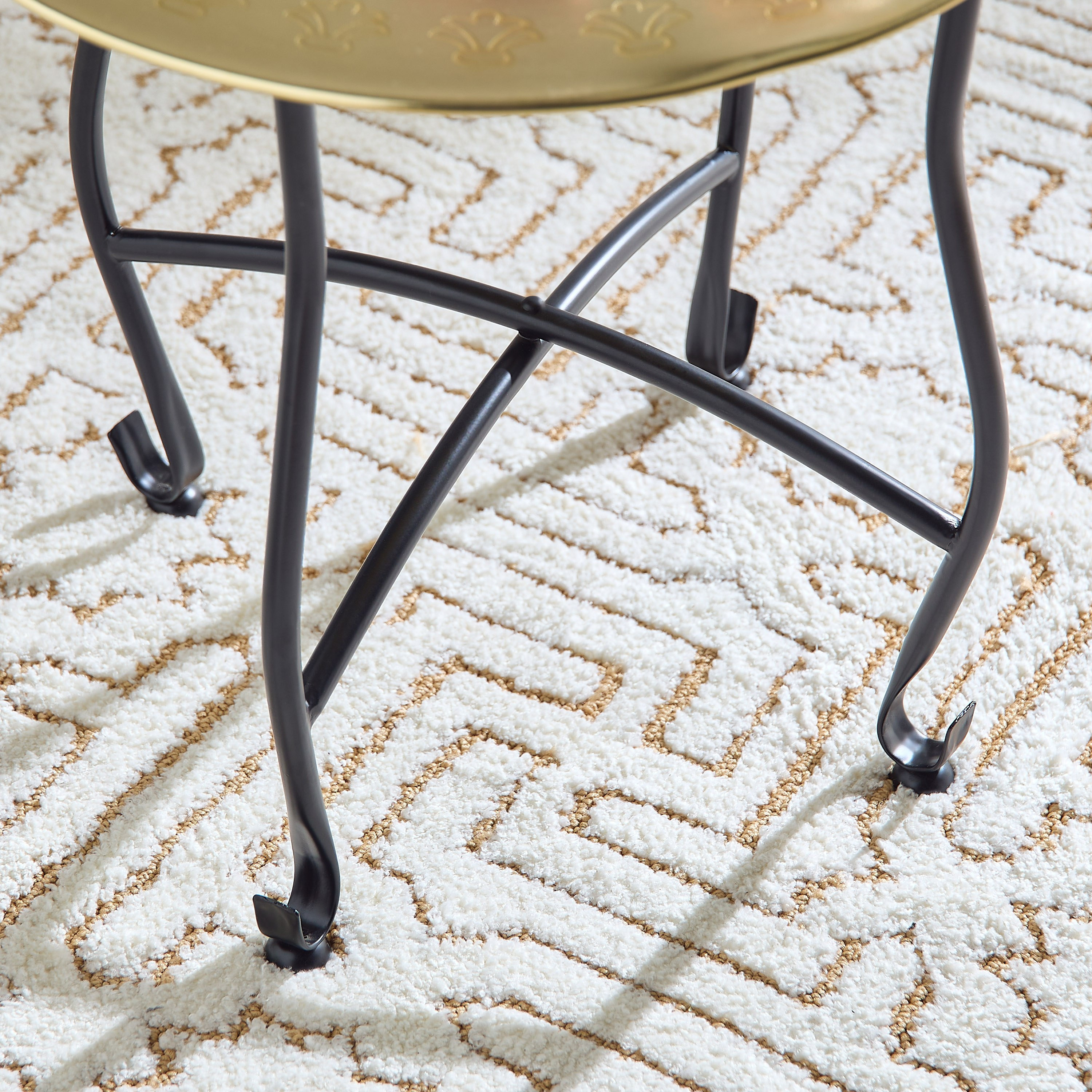 طقم أكواب 6 قطع مع طاولة بصينية معدنية وزخارف مغربية من إنيد-hbxhomeware-homedecor-figurinesandornaments-image-5