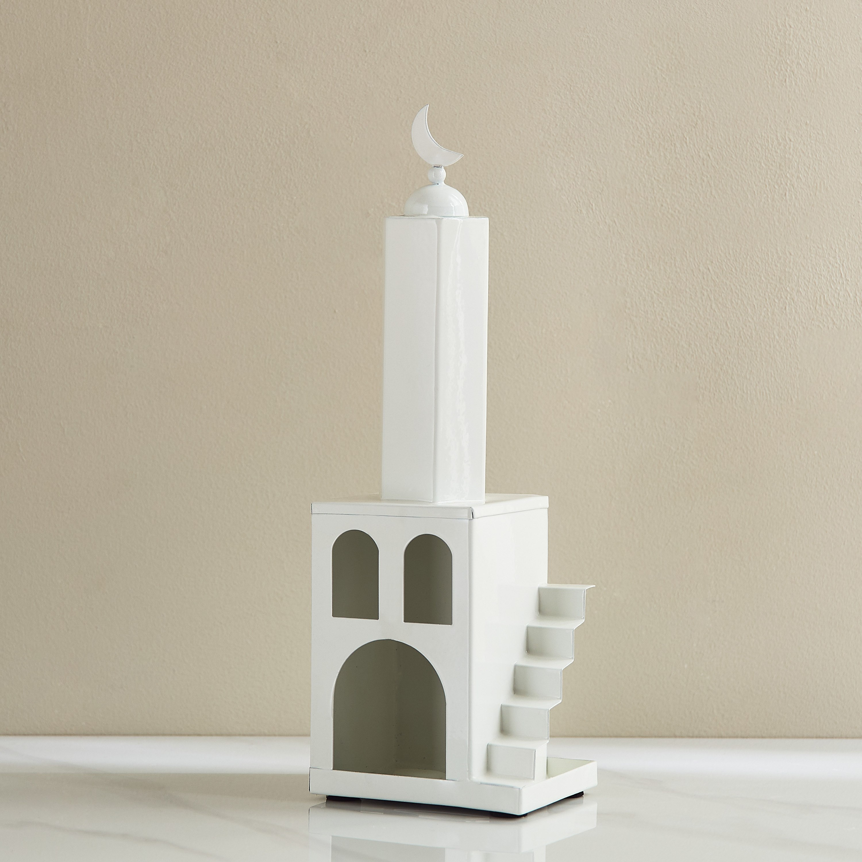 Scaft Metal House Shape Tealight Holder - 10x8x28.5 cm-hbxlivingroom-decorandaccessories-candleholders-image-2