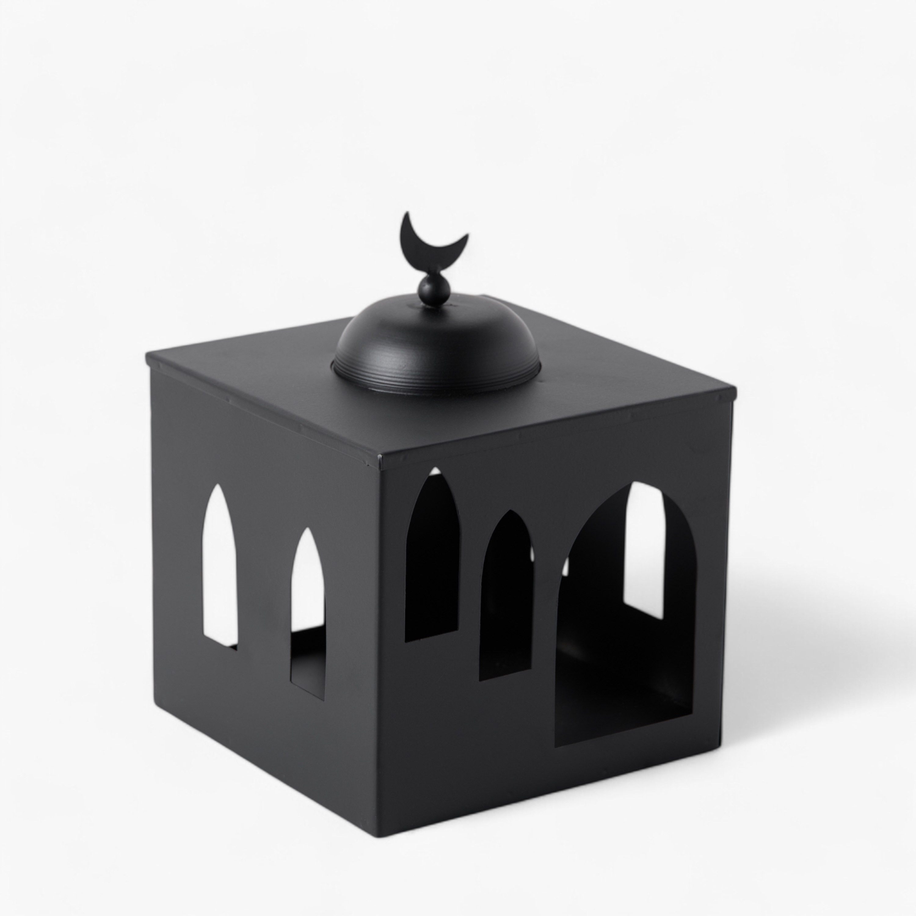 حامل شموع صغيرة على شكل منزل معدن من سكافت - 14.5x14x19 سم-hbxlivingroom-decorandaccessories-candleholders-image-6
