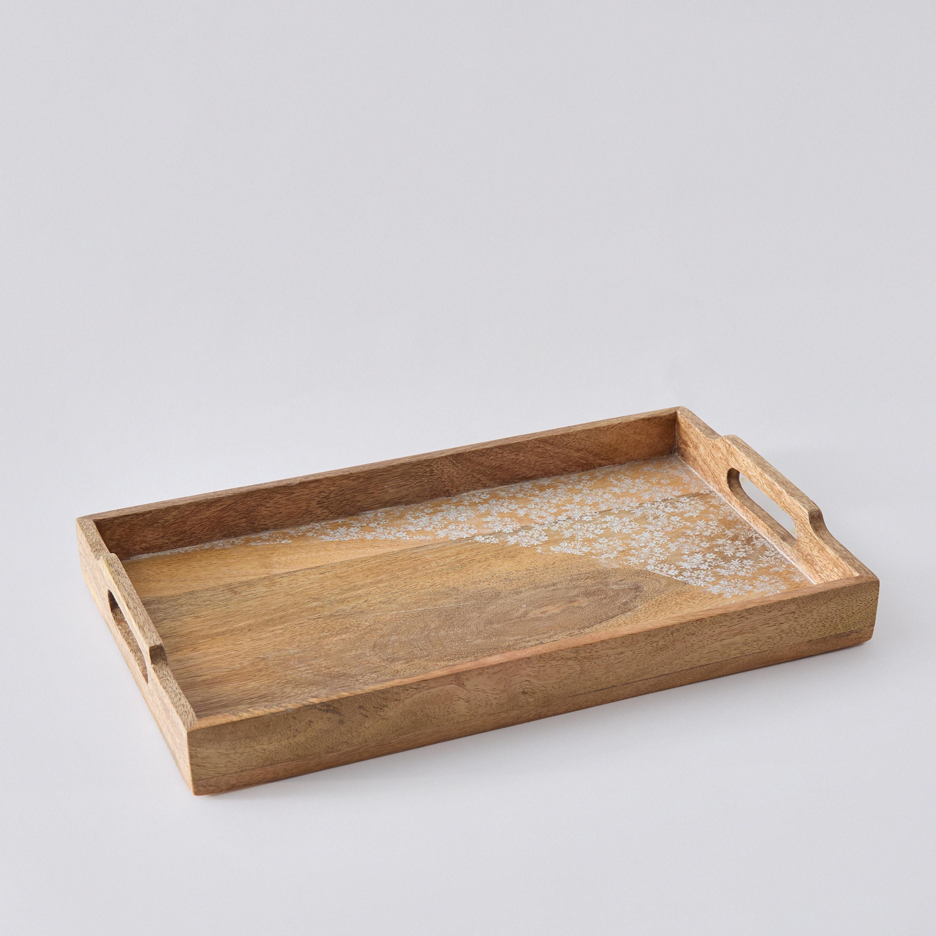 صينية مستطيلة من الخشب الطبيعي المنقوش ونمط الدانتيل - 40x24.5x5 سم-PROMO_HB_AE_B1G1_250925-image-5