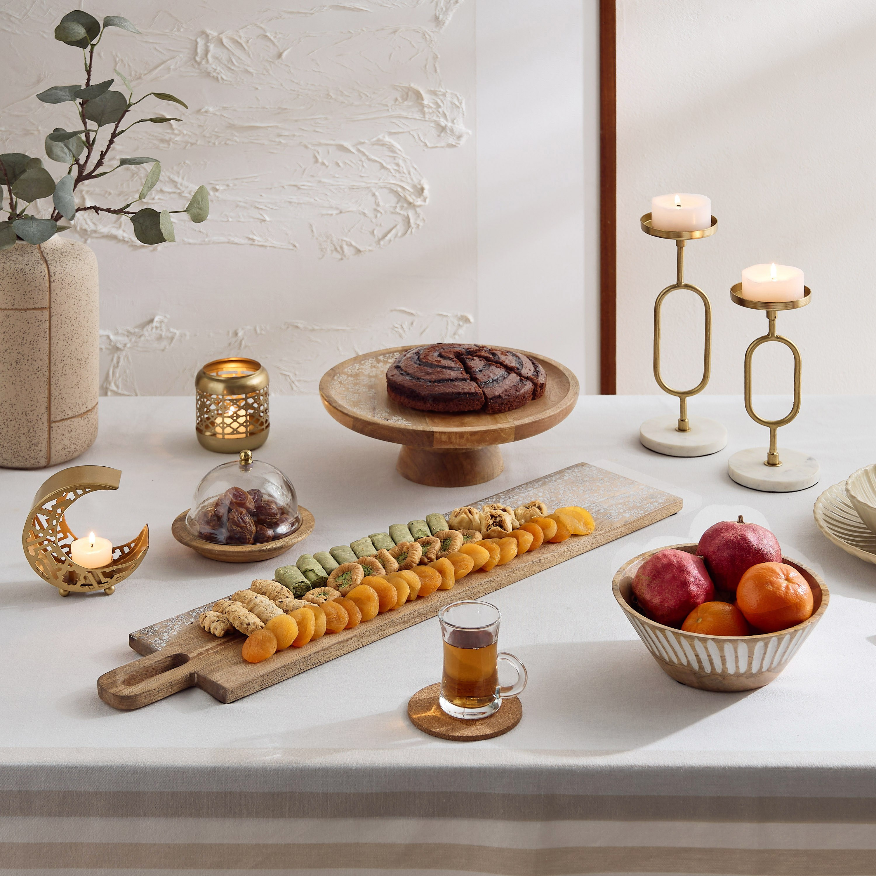 وعاء تقديم من الخشب الطبيعي المنحوت - 20x20x7.5 سم-PROMO_HB_AE_B1G1_250925-image-5