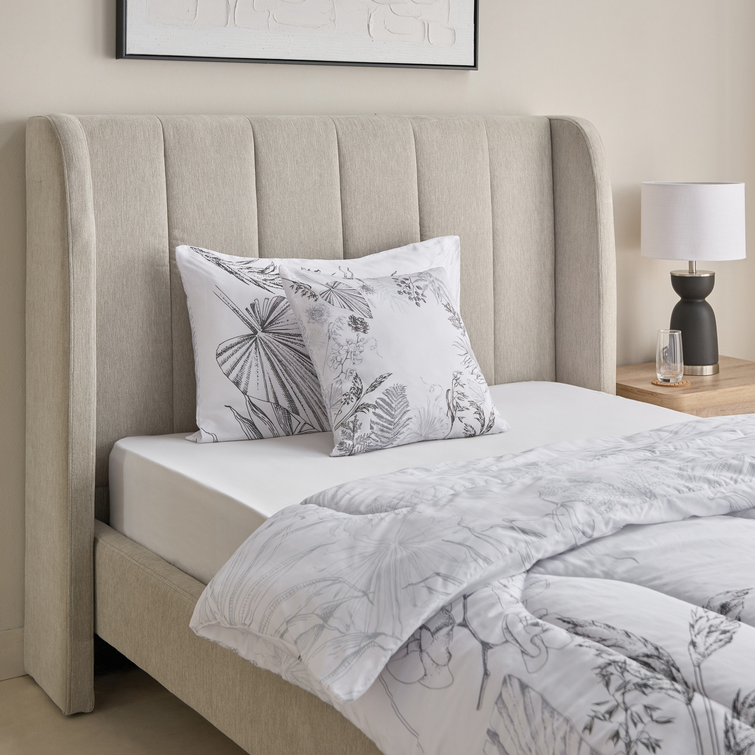 مجموعة لحاف قطن بطبعات 3 قطع أربور من لافيش - 160x220 سم-hbxhomeware-hbxbedroom-image-1