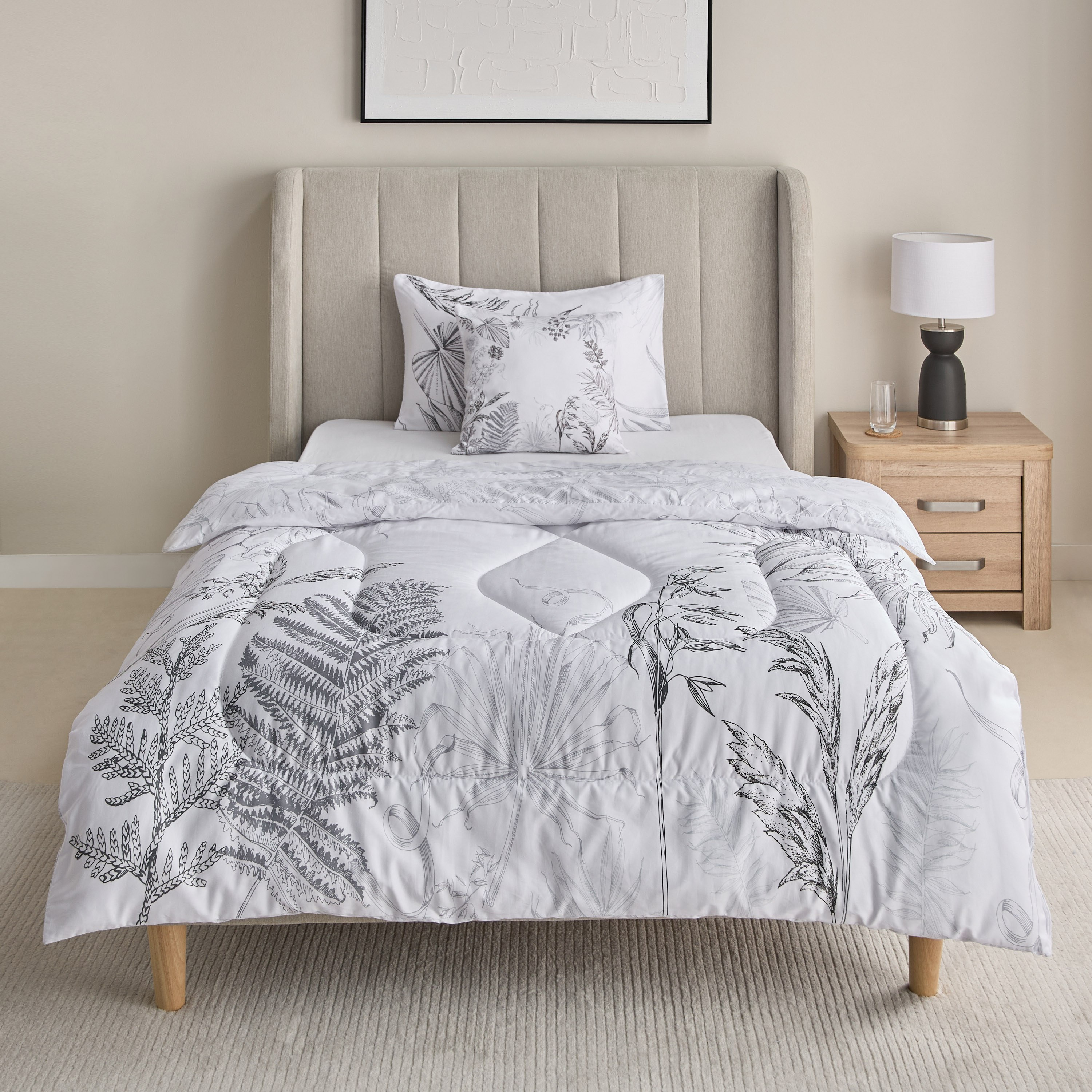 مجموعة لحاف قطن بطبعات 3 قطع أربور من لافيش - 160x220 سم-hbxhomeware-hbxbedroom-image-3