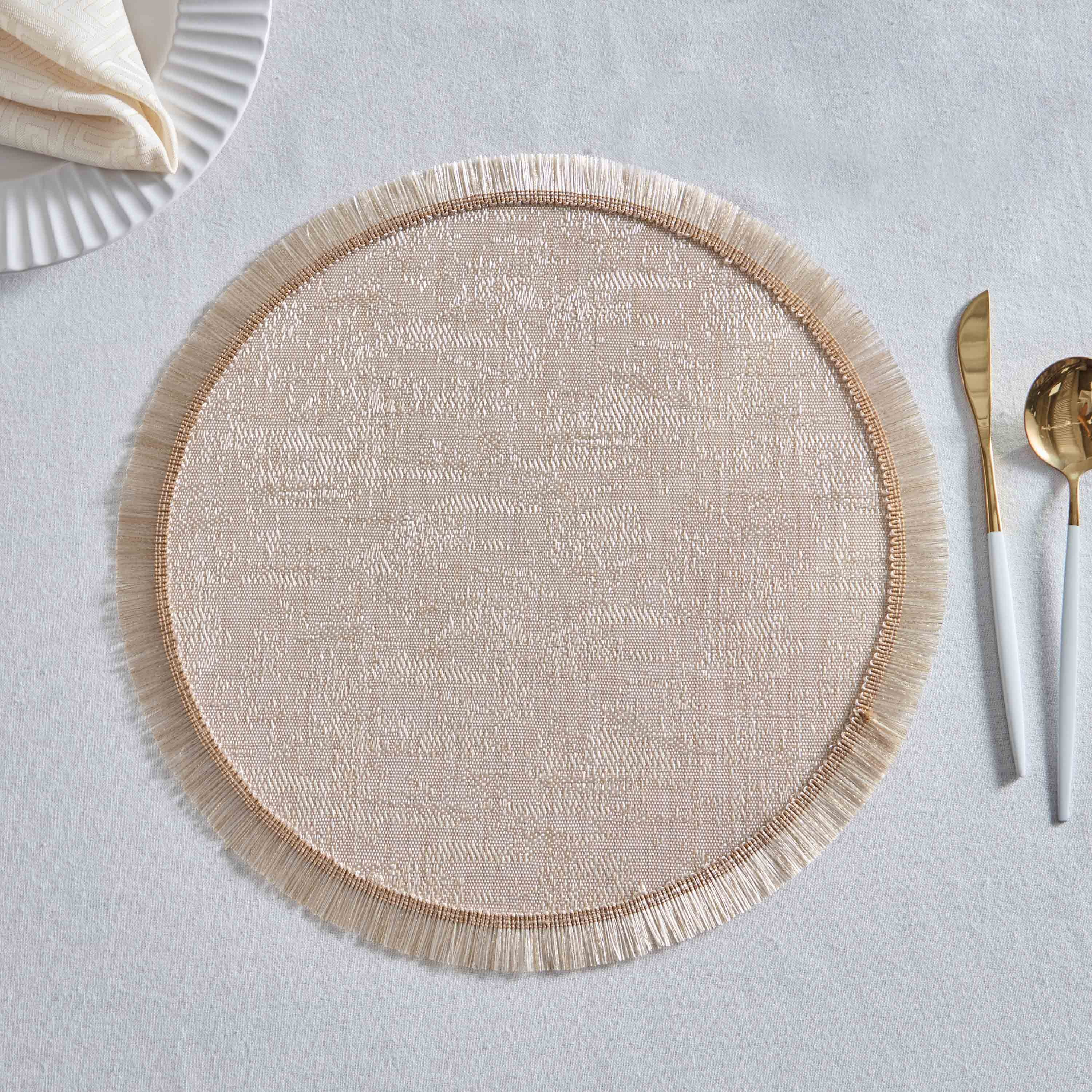 Jane Placemat with Fringe - 38 cm-hbxdecorandfurnishings-homefurnishings-tablelinens-image-1