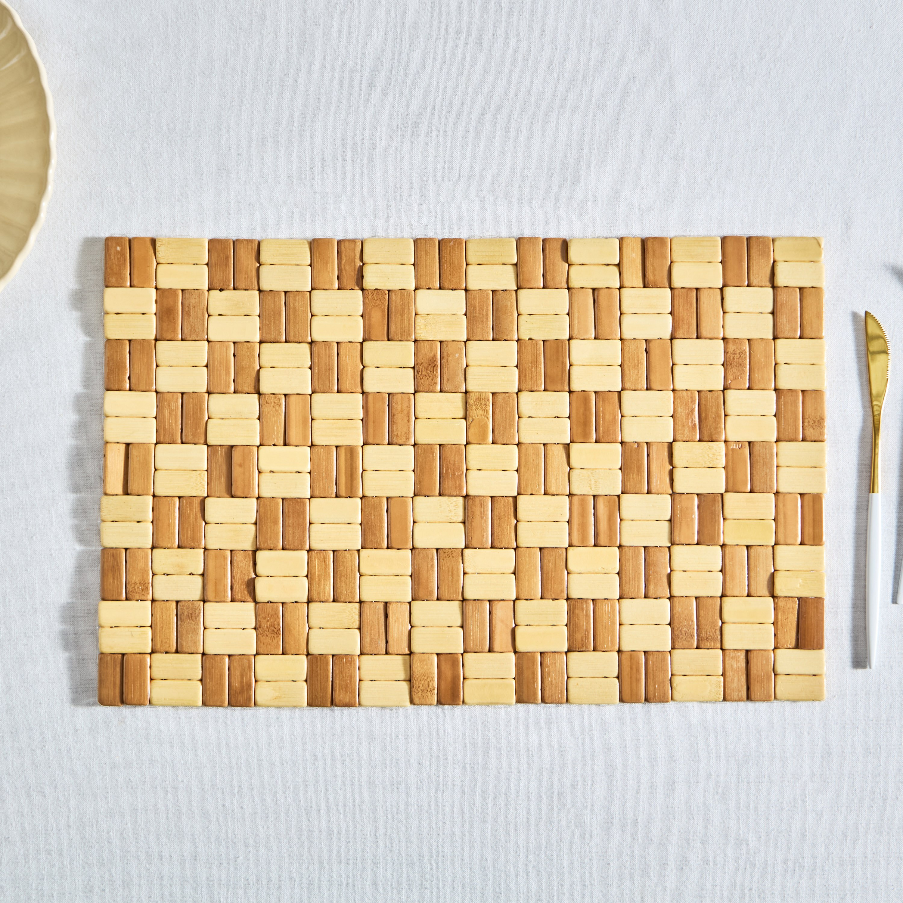 Woodland Bamboo Tile Placemat - 30x45 cm-hbxdecorandfurnishings-homefurnishings-tablelinens-image-1