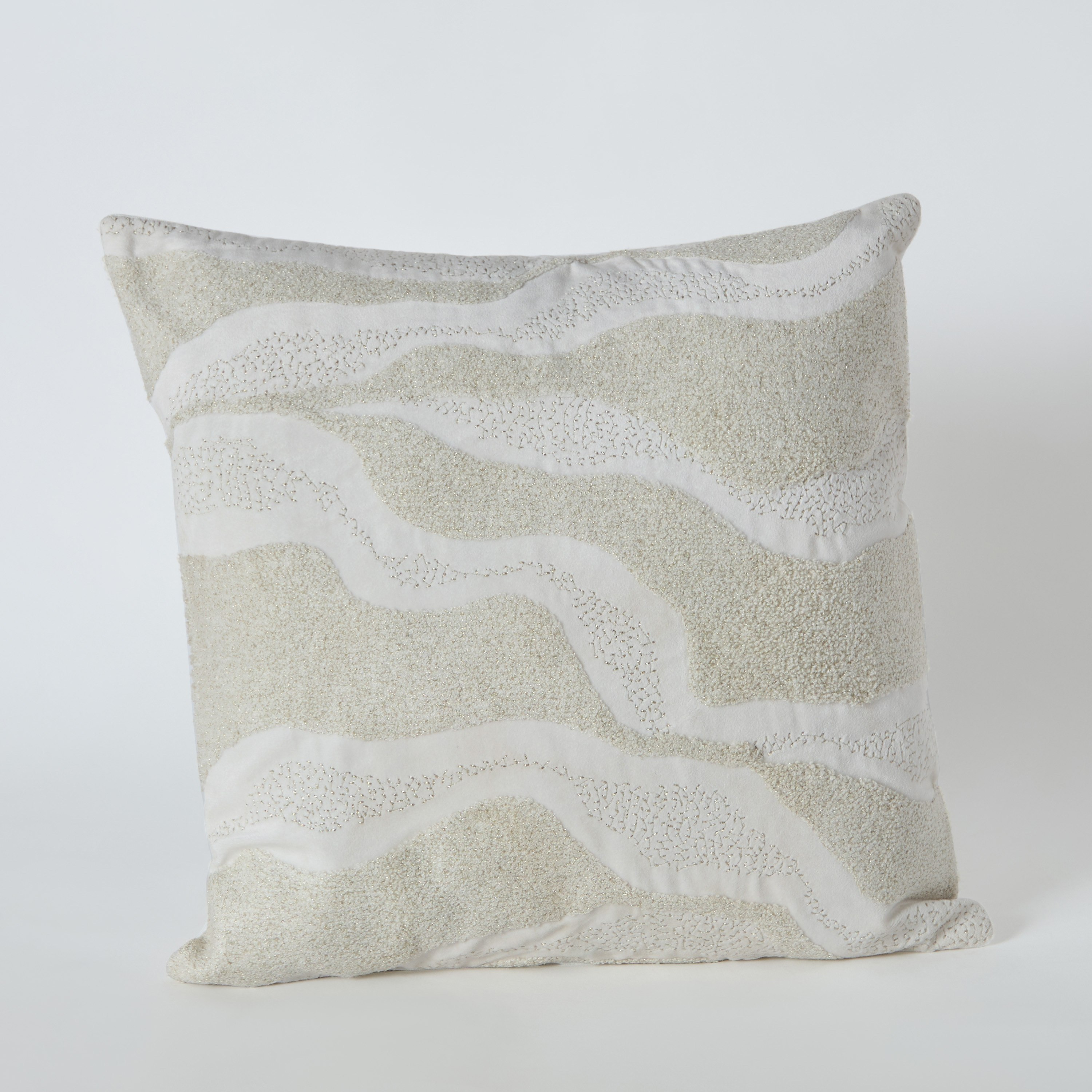 Petra Modern Beaded Filled Cushion - 45x45 cm-hbxhomeware-hbxbedroom-image-5
