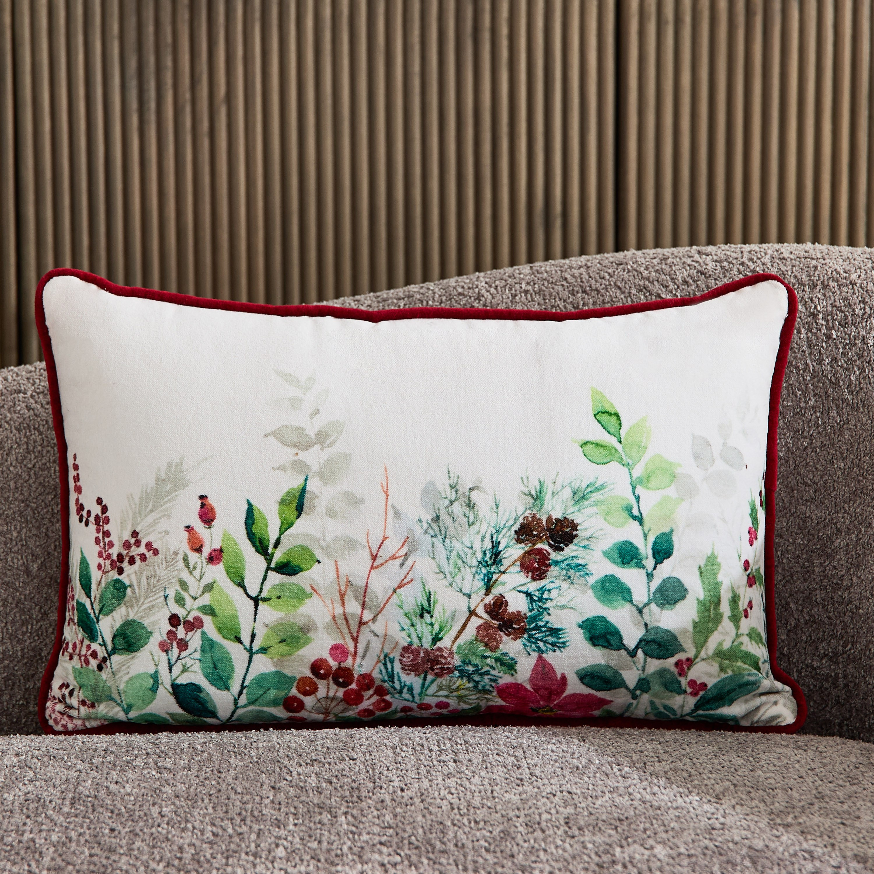 وسادة محشوة توت من كريسماس- 30 × 50 سم-hbxbedroom-bedding-cushionsandcovers-filledcushions-image-1