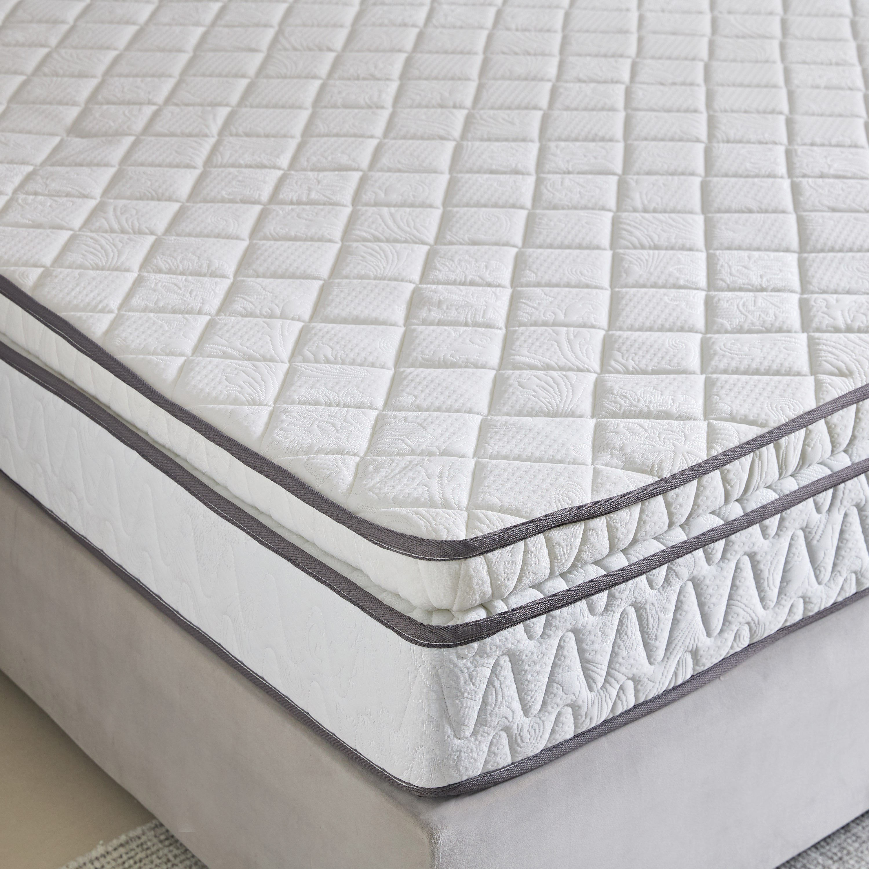 مرتبة فردية بإسفنج مجدد وسطح وسادة من لونو فيرم كور - 90x190x24 سم-hbxfurniture-bedroom-mattresses-single-image-2