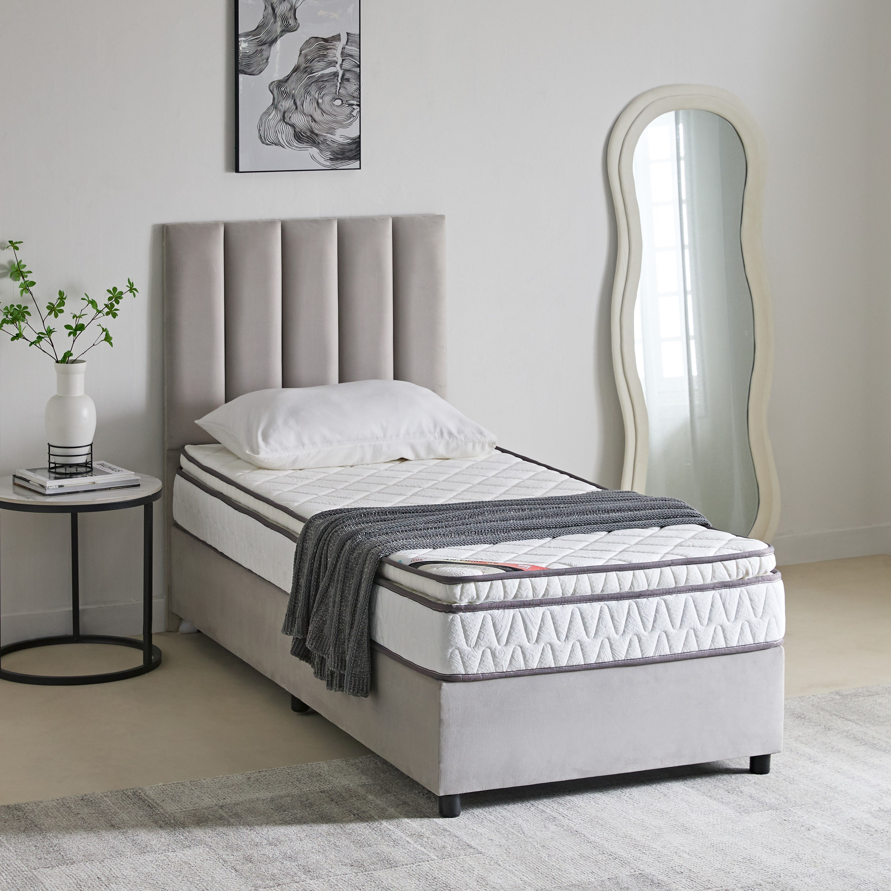 مرتبة فردية بإسفنج مجدد وسطح وسادة من لونو فيرم كور - 90x190x24 سم-hbxfurniture-bedroom-mattresses-single-image-7
