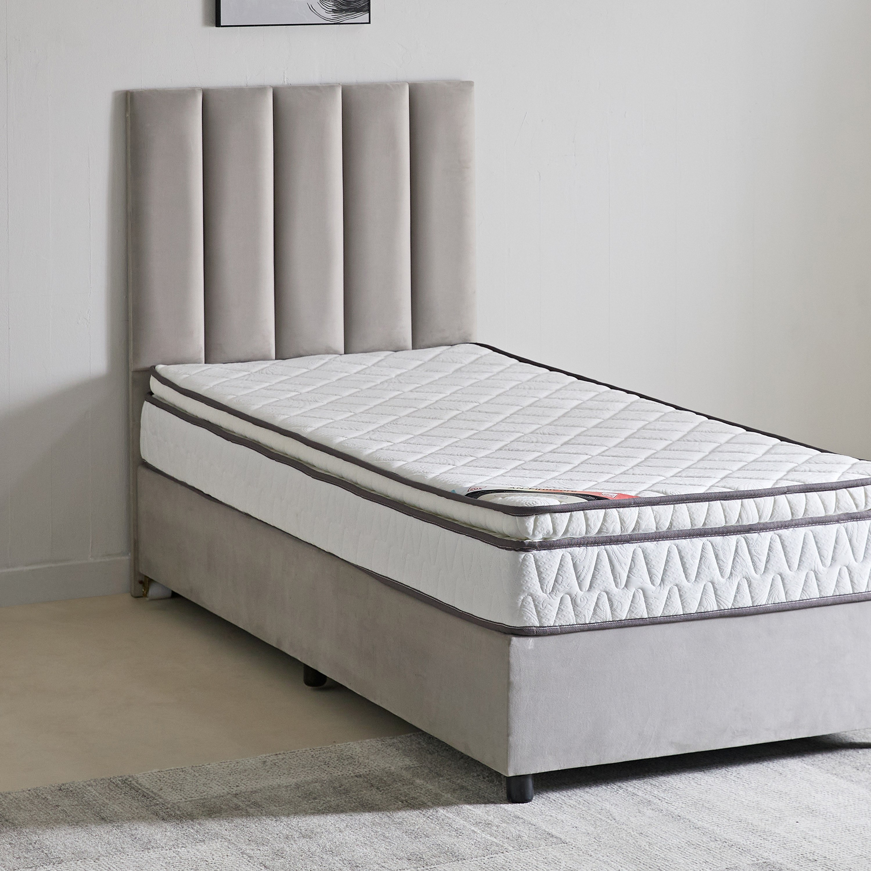 Luno FirmCore Pillow Top Rebonded Foam Single Mattress - 90x200x23 cm-hbxfurniture-bedroom-mattresses-single-image-6