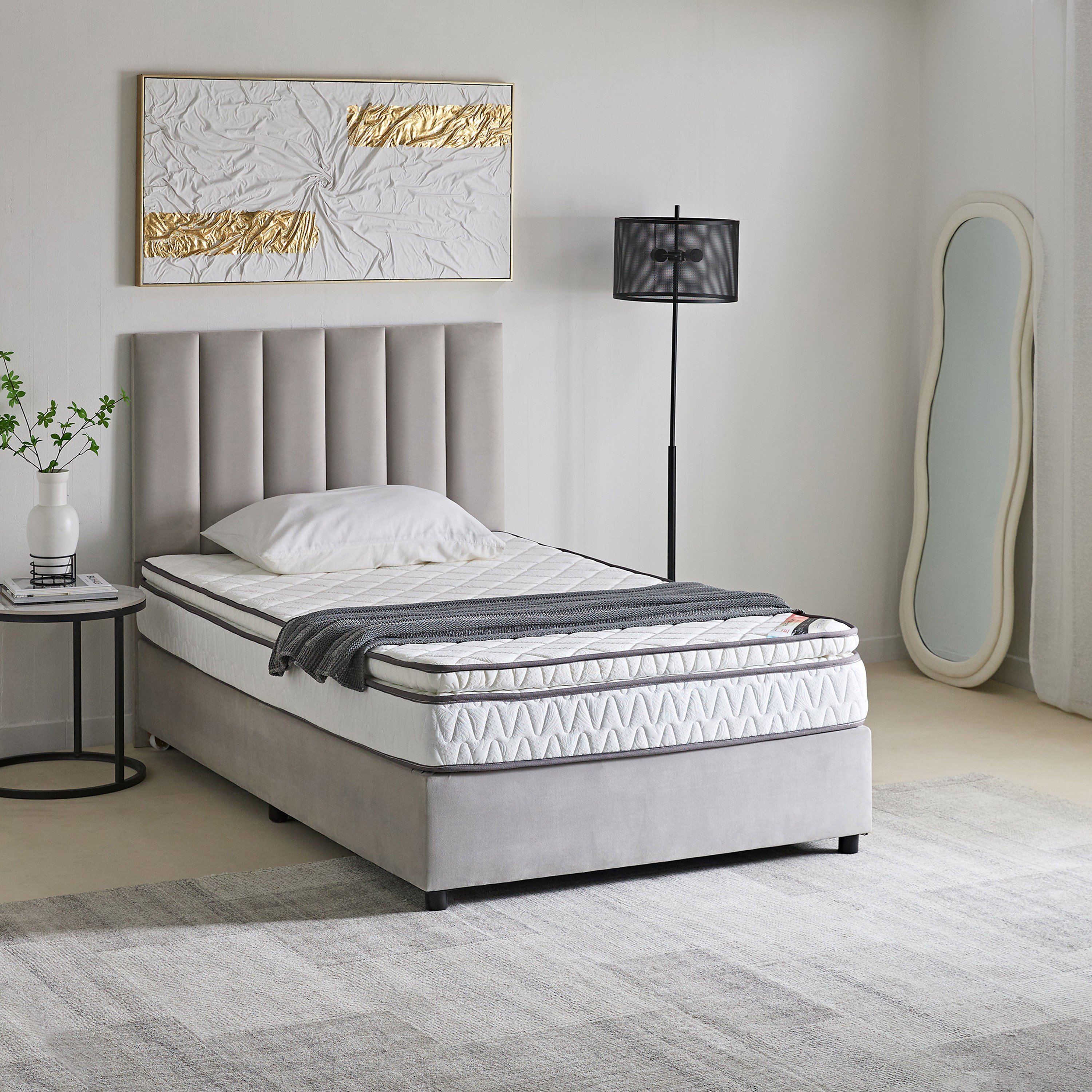 مرتبة توين بإسفنج مجدد وسطح وسادة من لونو فيرم كور - 120x200x23 سم-hbxfurniture-mattresses-twin-image-7