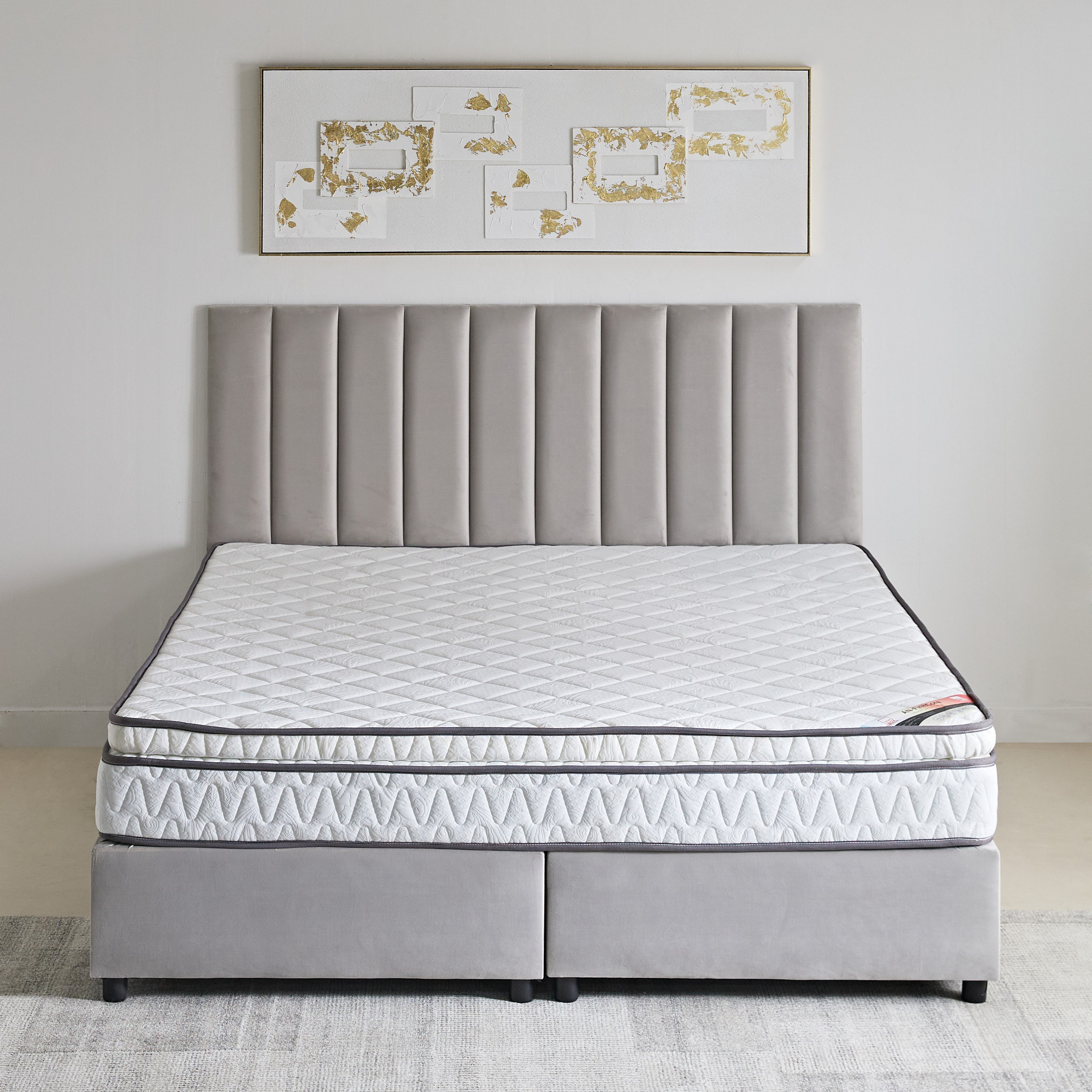 مرتبة كينج بإسفنج مجدد وسطح وسادة من لونو فيرم كور - 180x200x23 سم-hbxfurniture-mattresses-king-image-5