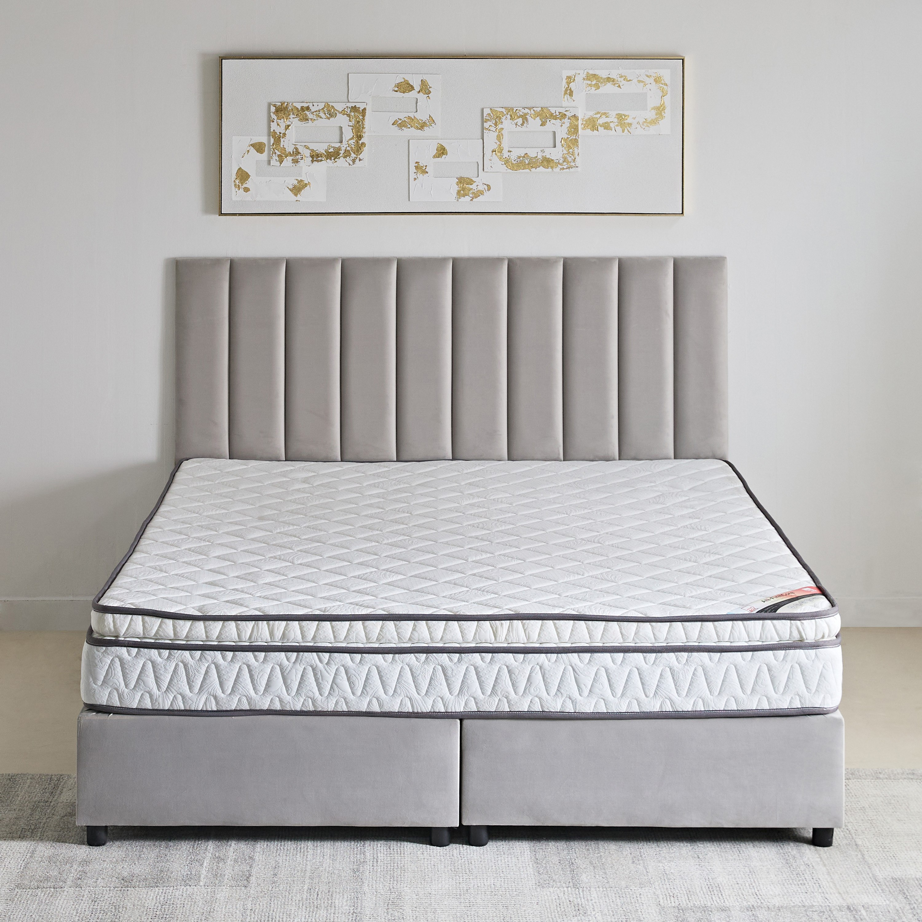 Luno FirmCore Pillow Top Rebonded Foam King Mattress - 180x210x23 cm-hbxfurniture-mattresses-king-image-5
