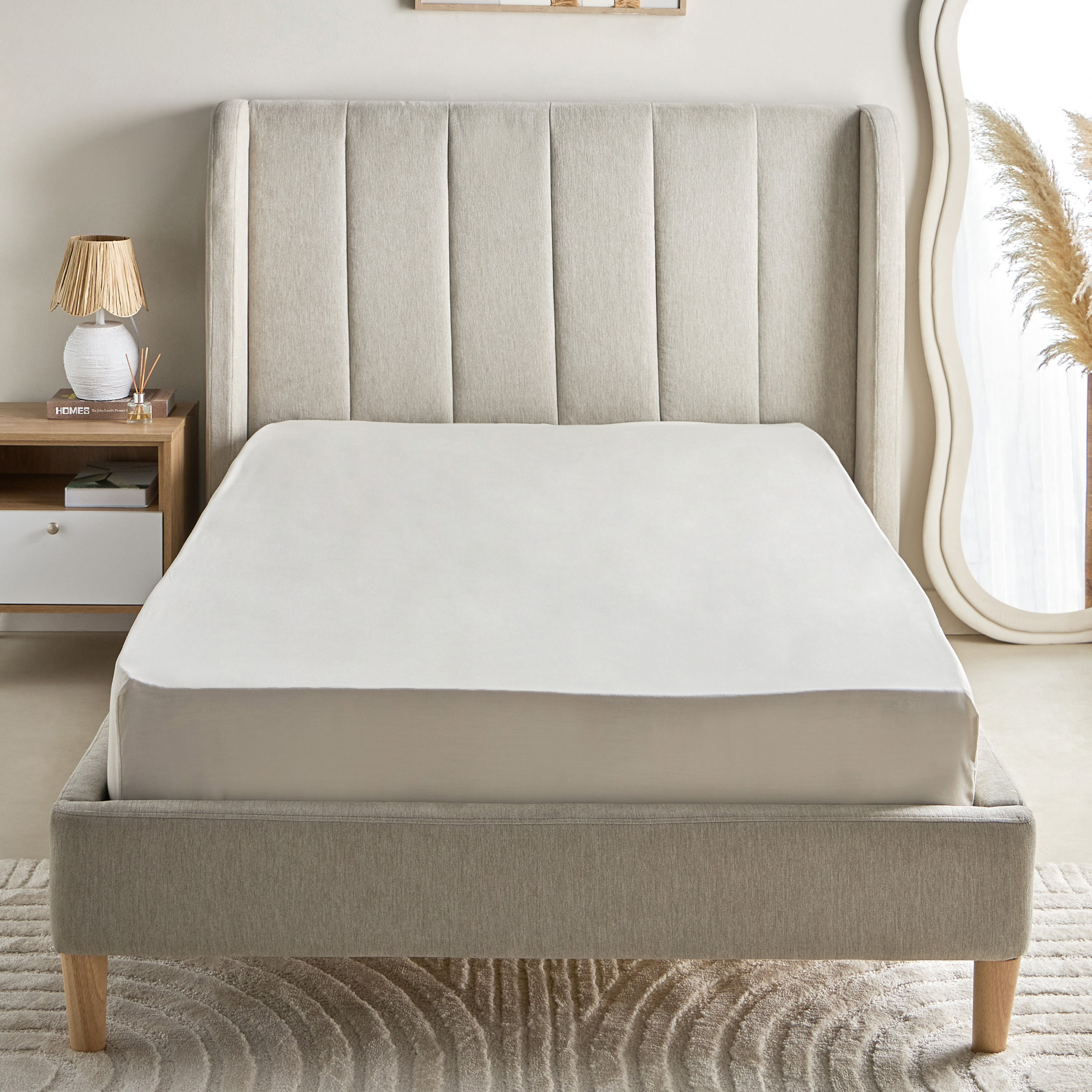 شرشف مطاطي توين بولي قطن من بريستول - 120x200+25 سم-hbxhomeware-hbxbedroom-image-3