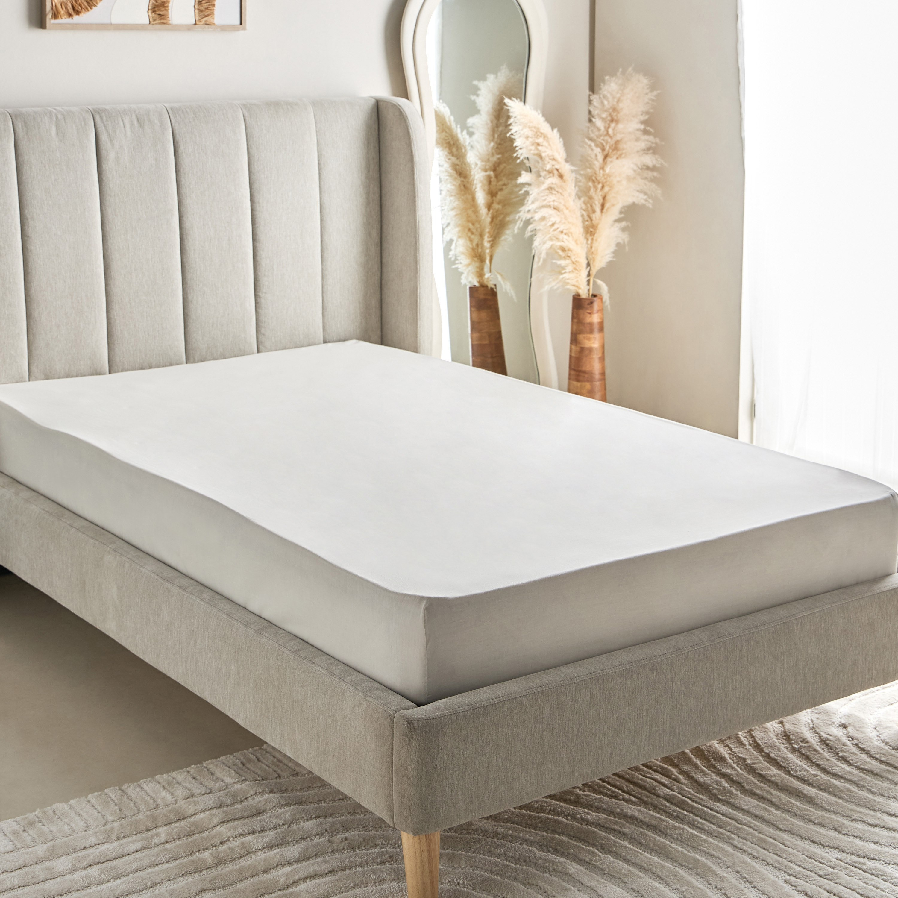 Bristol Polycotton Double Fitted Sheet - 140x200+25 cm-hbxhomeware-bedding-fittedsheets-image-2