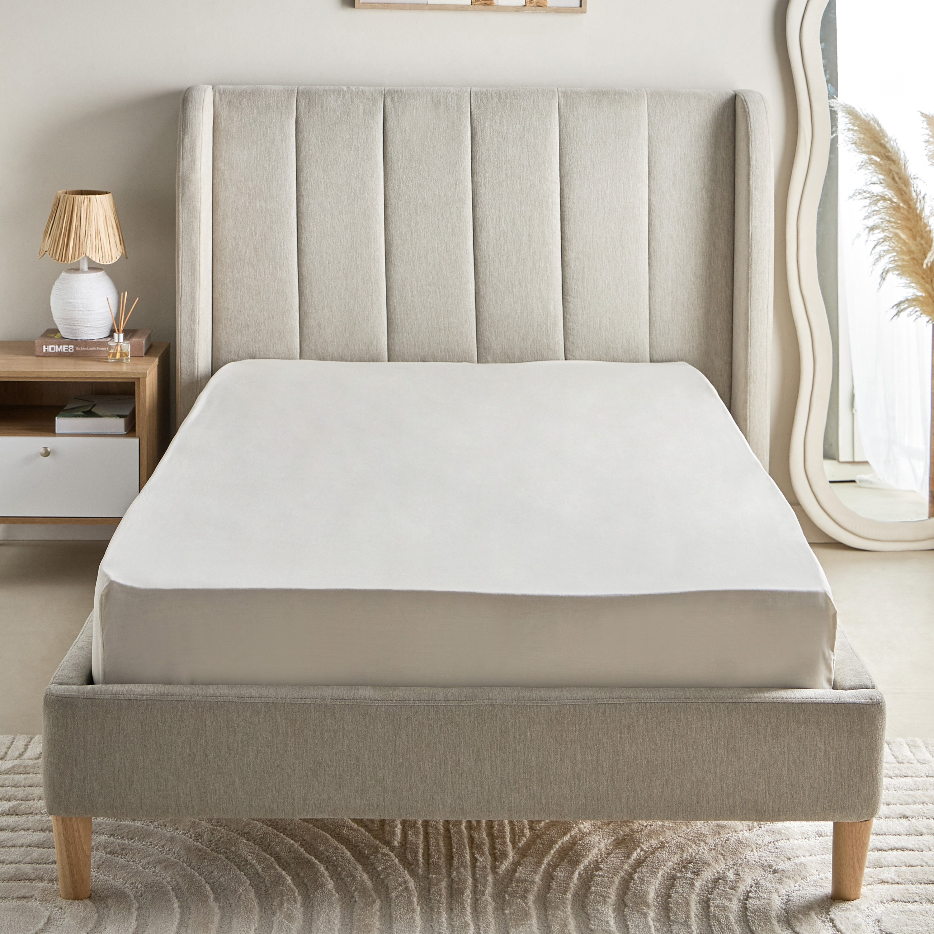 Bristol Polycotton Double Fitted Sheet - 140x200+25 cm-hbxhomeware-bedding-fittedsheets-image-3