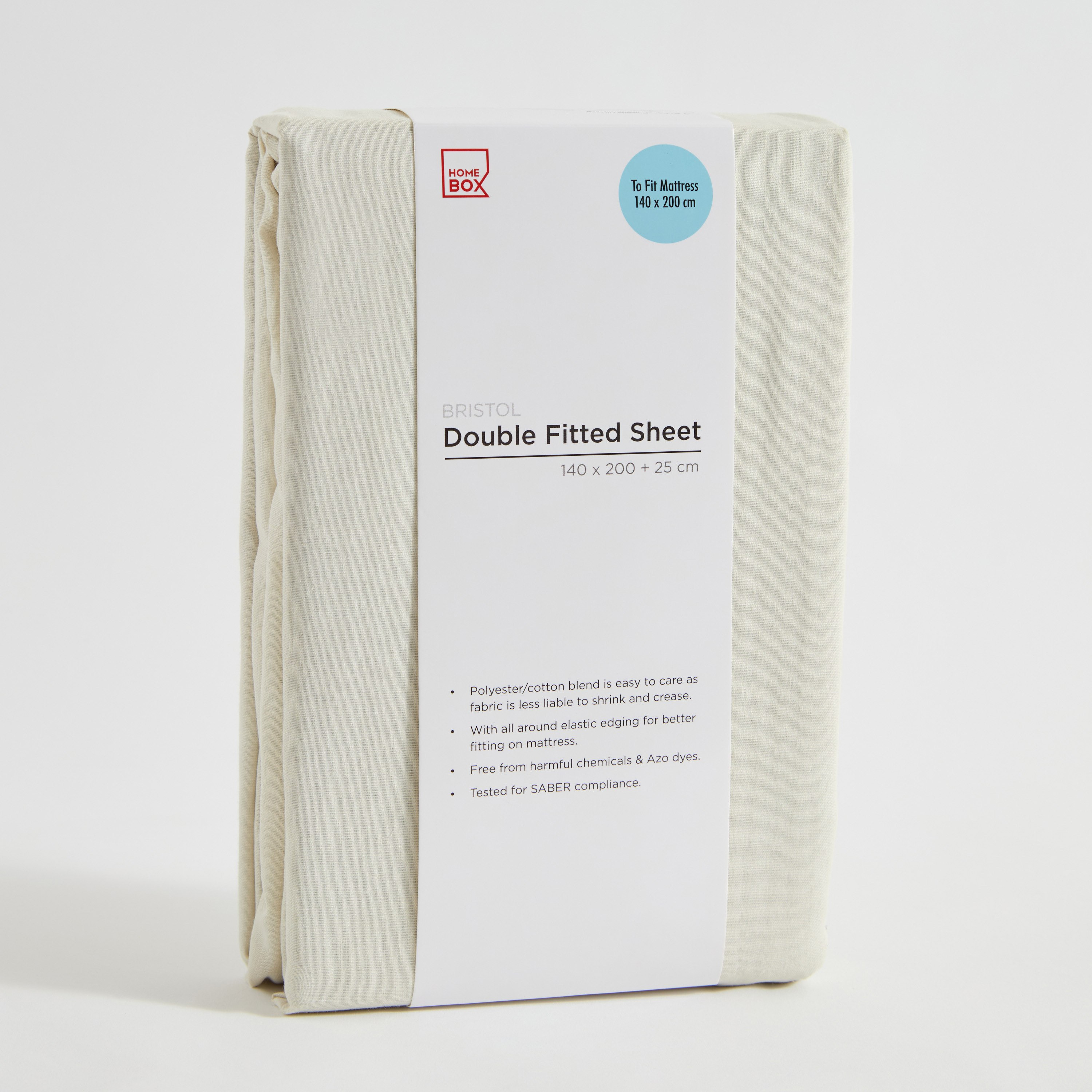 Bristol Polycotton Double Fitted Sheet - 140x200+25 cm-hbxhomeware-bedding-fittedsheets-image-9