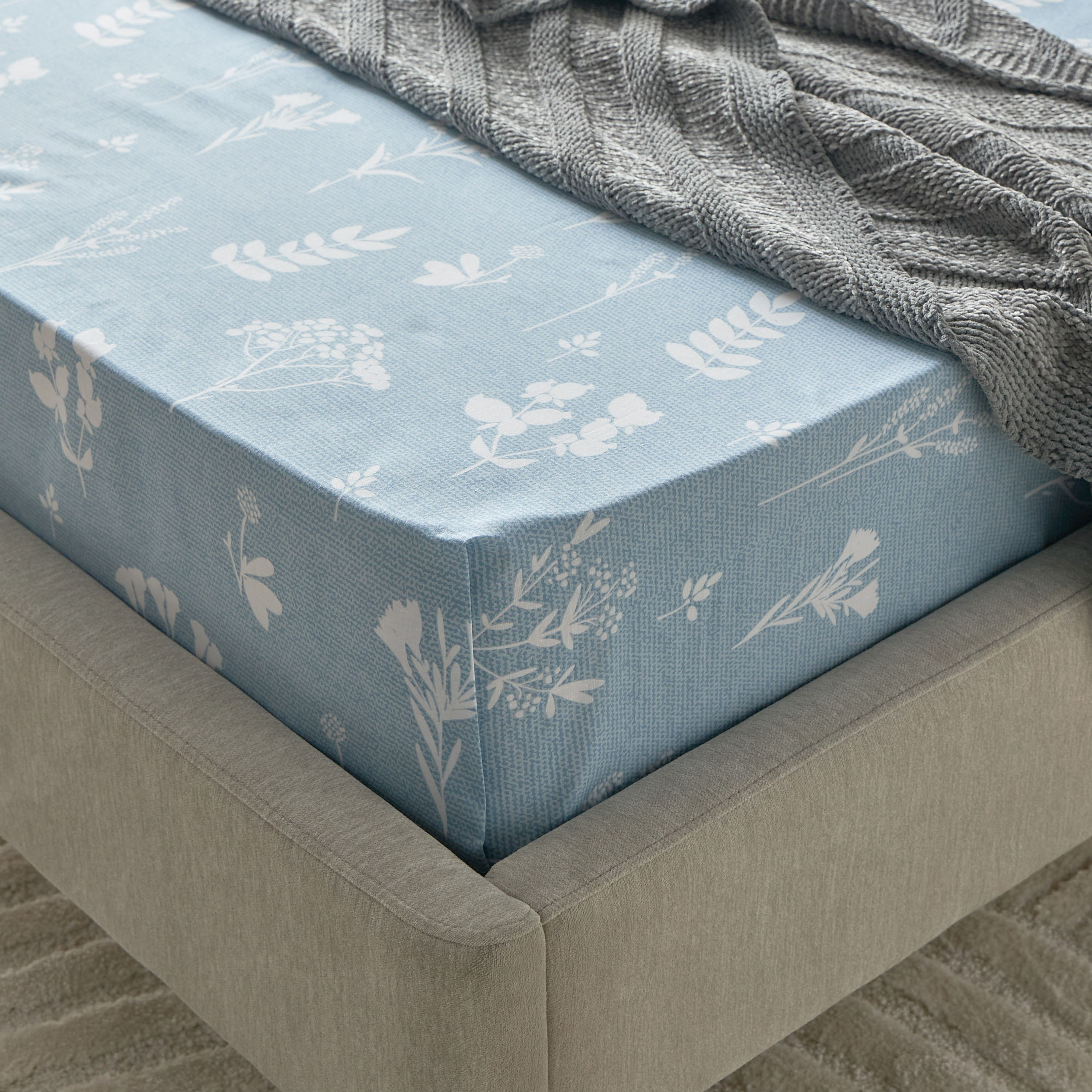 شرشف مسطح توين بولي قطن جيمو من ألبانيا - 170x260 سم-hbxhomeware-hbxbedroom-image-1