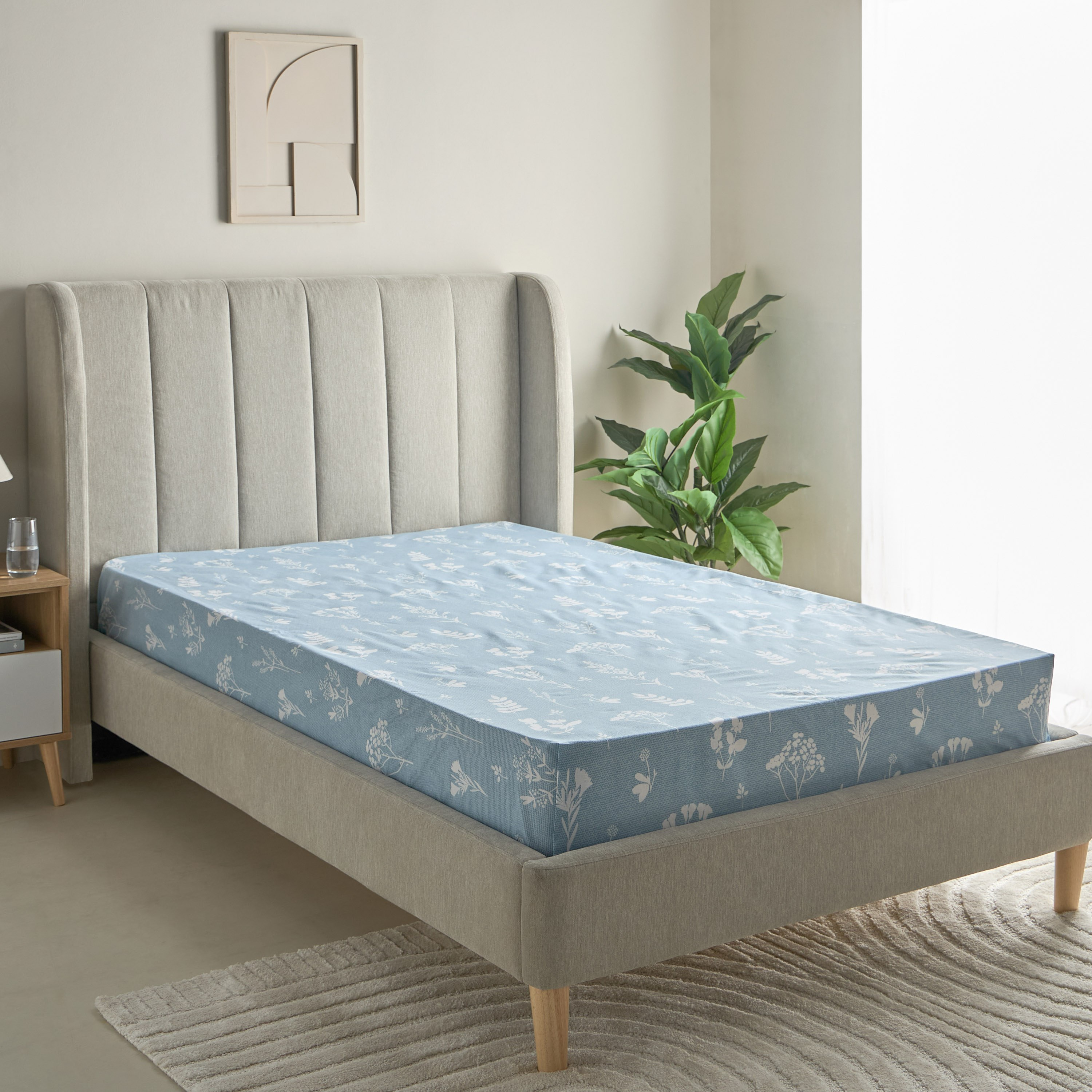شرشف مسطح توين بولي قطن جيمو من ألبانيا - 170x260 سم-hbxhomeware-hbxbedroom-image-2