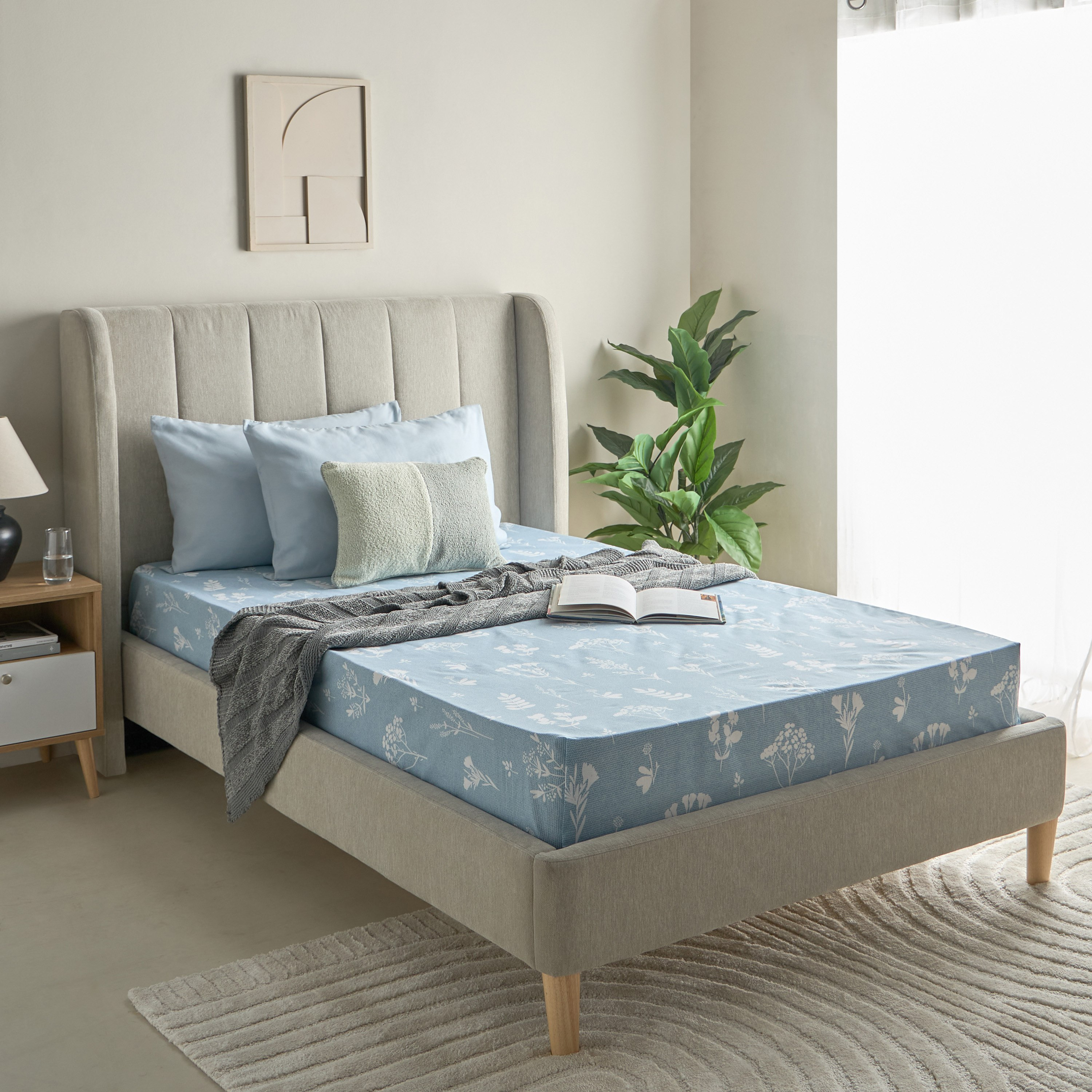 شرشف مسطح توين بولي قطن جيمو من ألبانيا - 170x260 سم-hbxhomeware-hbxbedroom-image-7