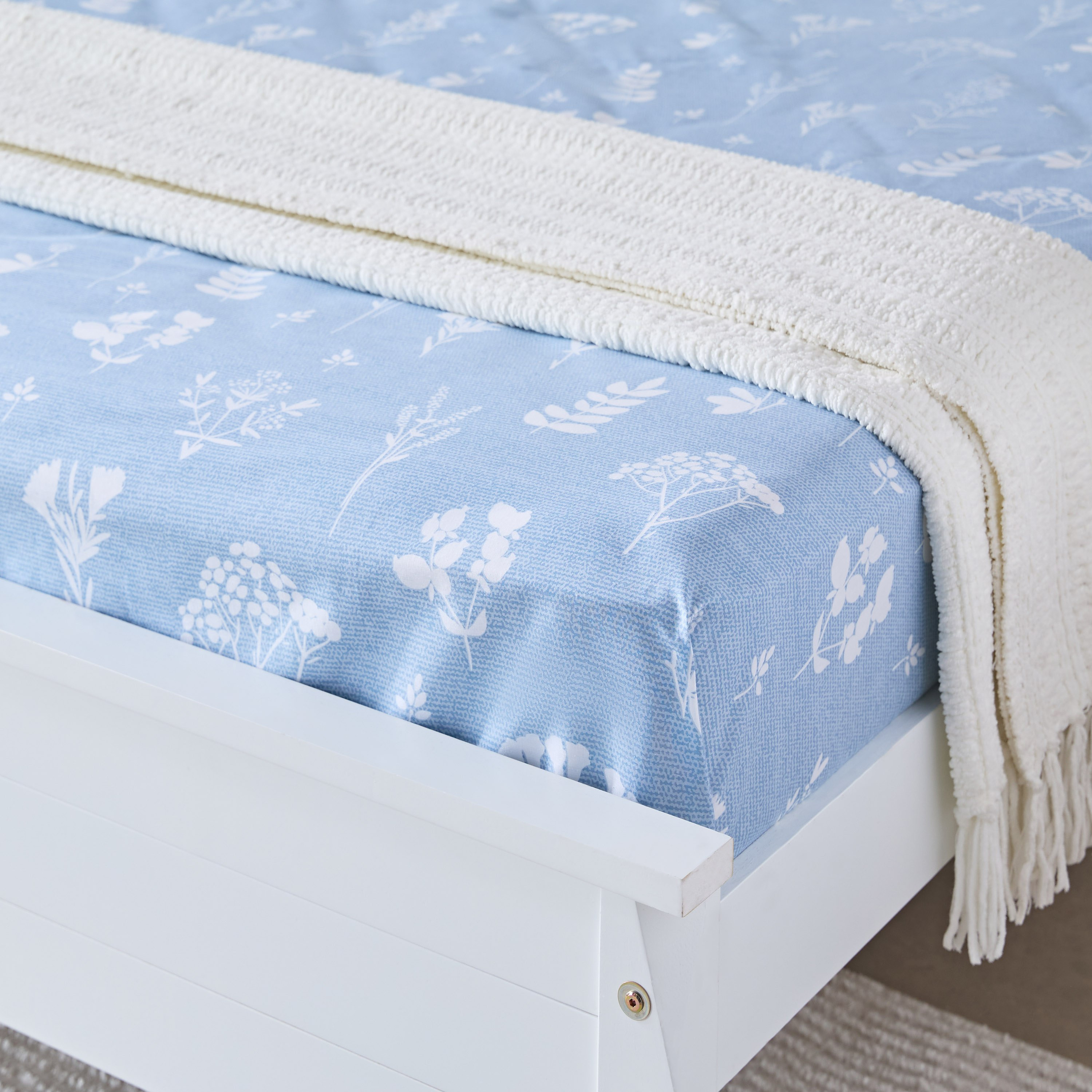 شرشف مسطح كينج بولي قطن جيمو من ألبانيا - 240x260 سم-hbxhomeware-hbxbedroom-image-1