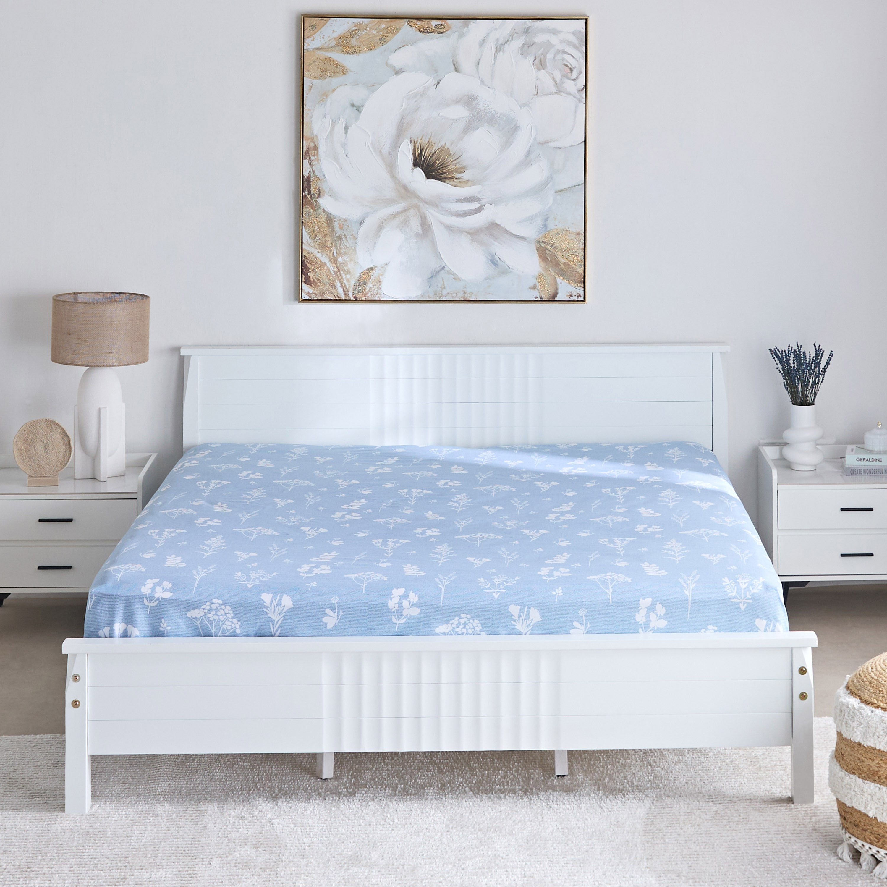 شرشف مسطح كينج بولي قطن جيمو من ألبانيا - 240x260 سم-hbxhomeware-hbxbedroom-image-3