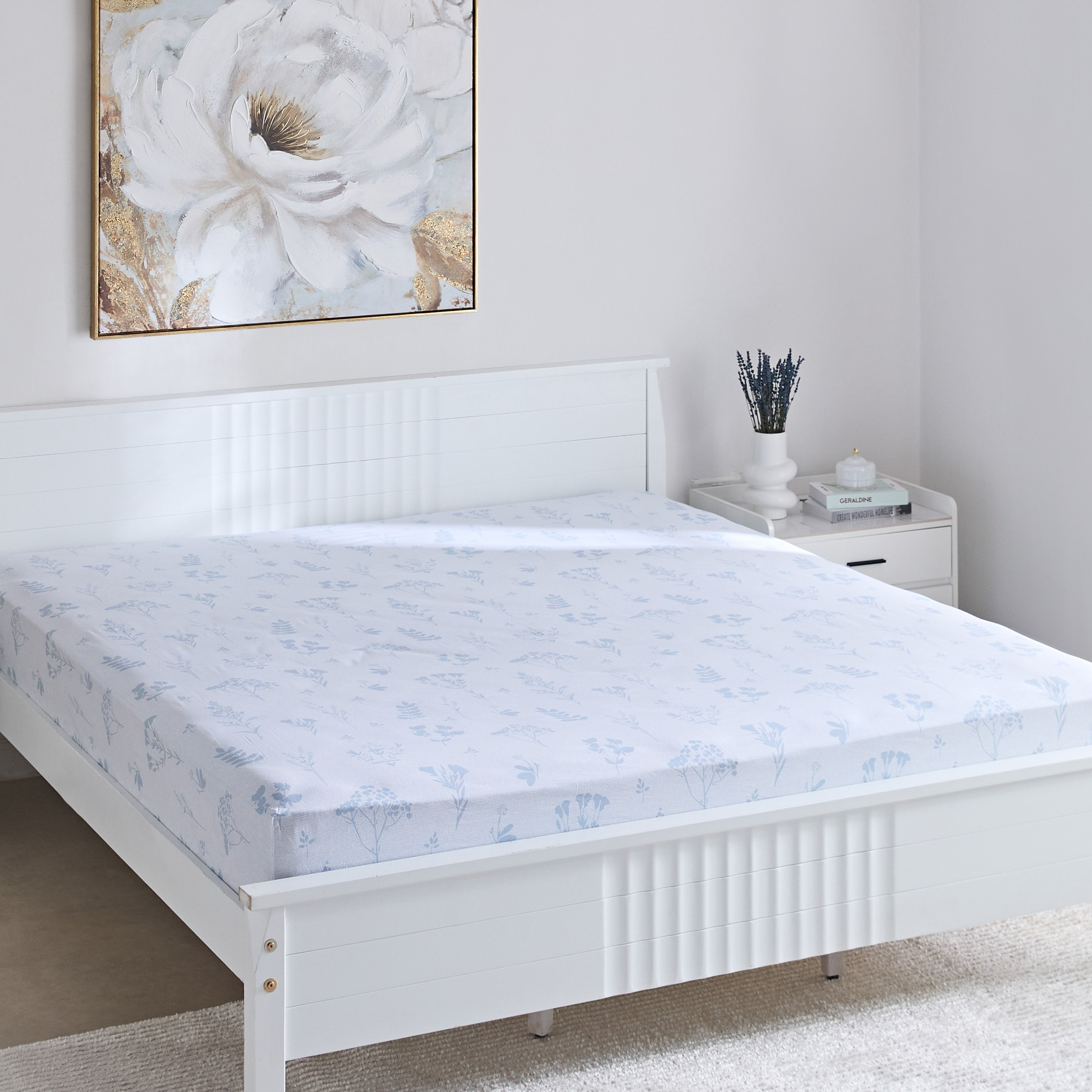 شرشف مطاطي كينغ بولي قطن جيمو من ألبانيا - 180x200+25 سم-hbxhomeware-hbxbedroom-image-2