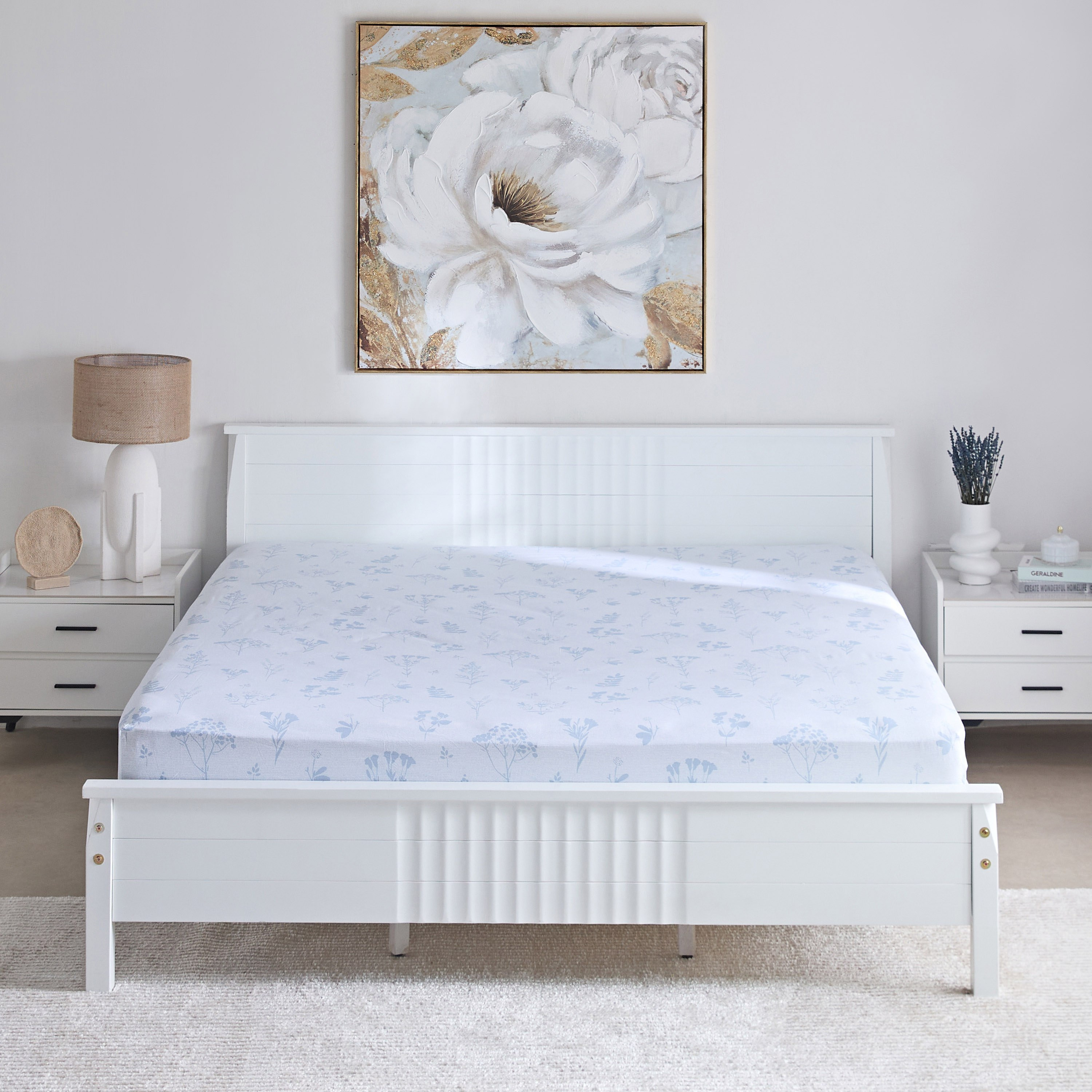 شرشف مطاطي كينغ بولي قطن جيمو من ألبانيا - 180x200+25 سم-hbxhomeware-hbxbedroom-image-3