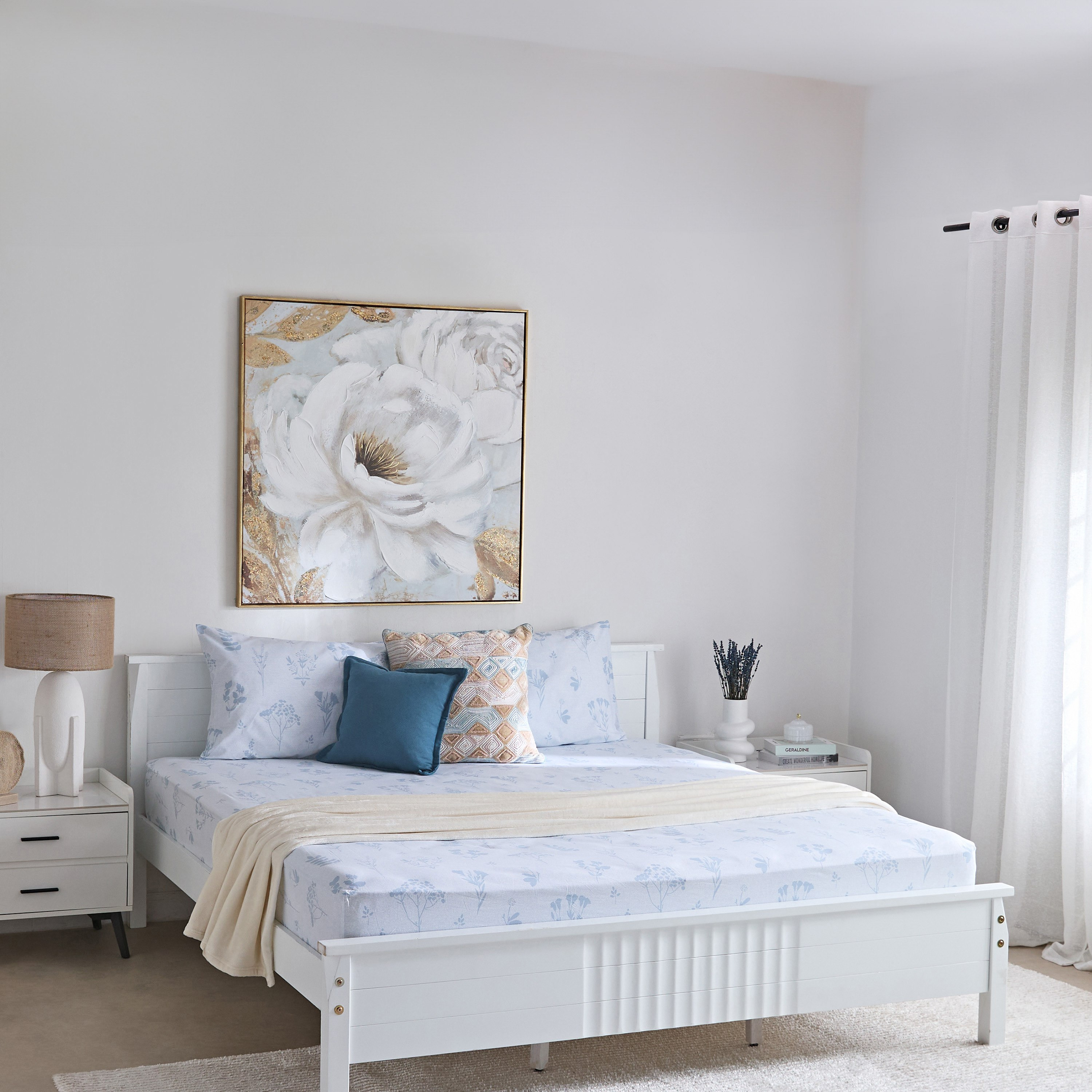شرشف مطاطي كينغ بولي قطن جيمو من ألبانيا - 180x200+25 سم-hbxhomeware-hbxbedroom-image-8