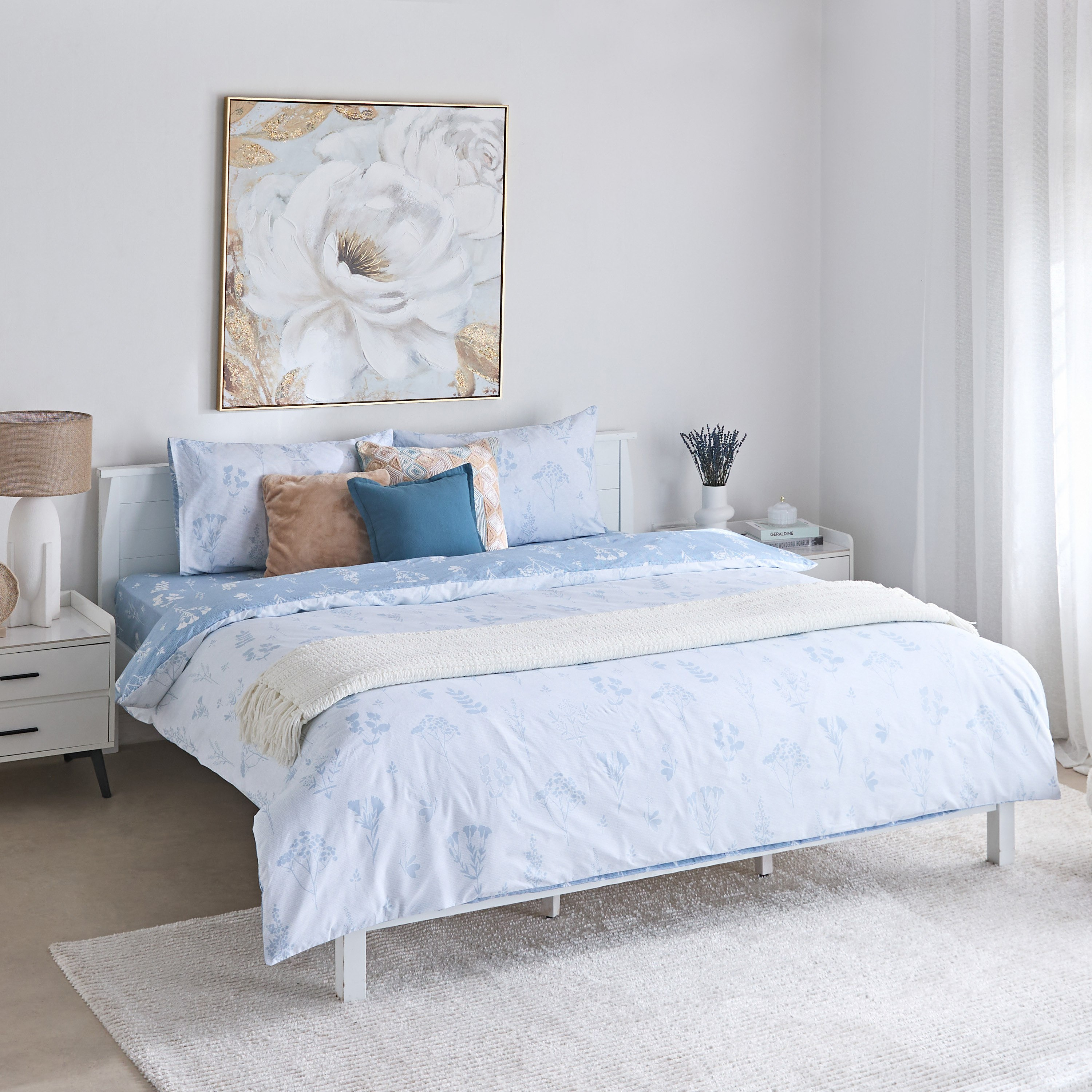 Albania Jimo 3-Piece Polycotton Printed Queen Duvet Cover Set - 220x220 cm-hbxhomeware-hbxbedroom-image-9