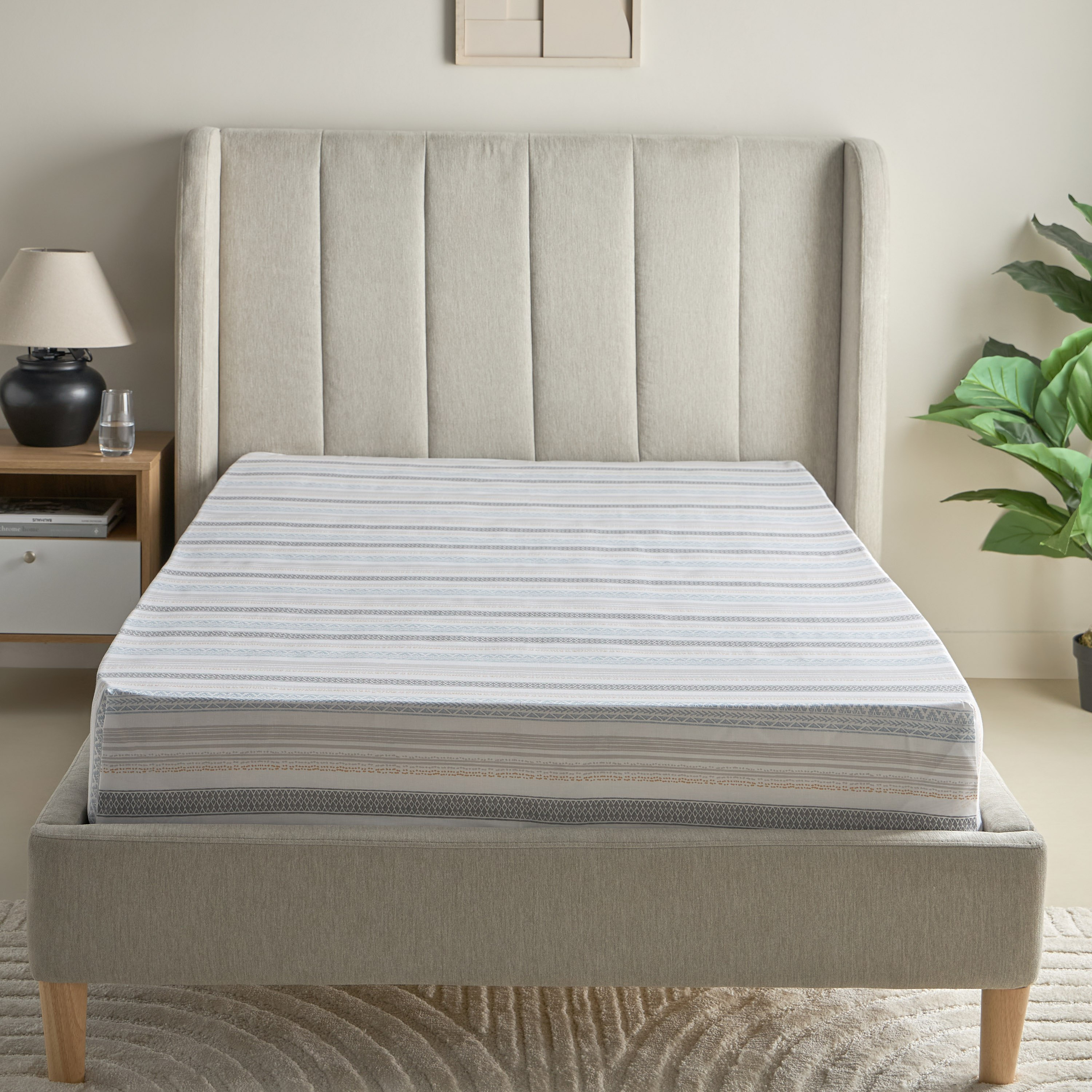 شرشف مسطح توين بولي قطن أوران من ألبانيا - 170x260 سم-hbxhomeware-hbxbedroom-image-3