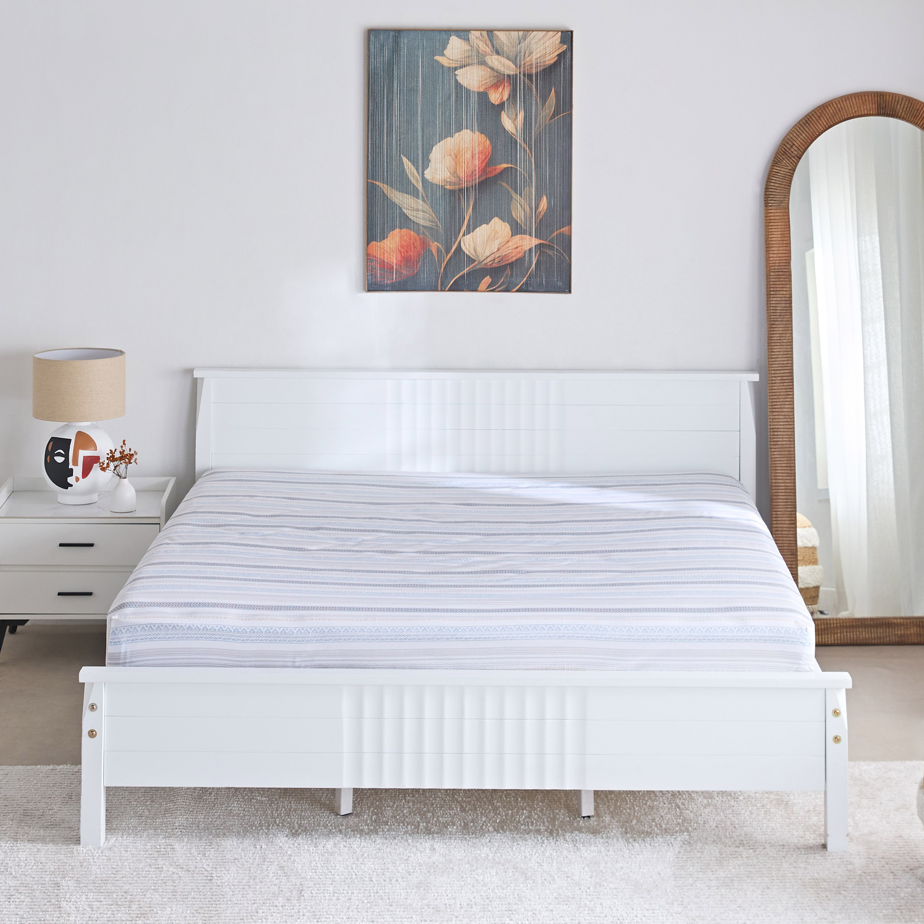 Albania Oran Polycotton King Flat Sheet - 240x260 cm-hbxhomeware-hbxbedroom-image-3