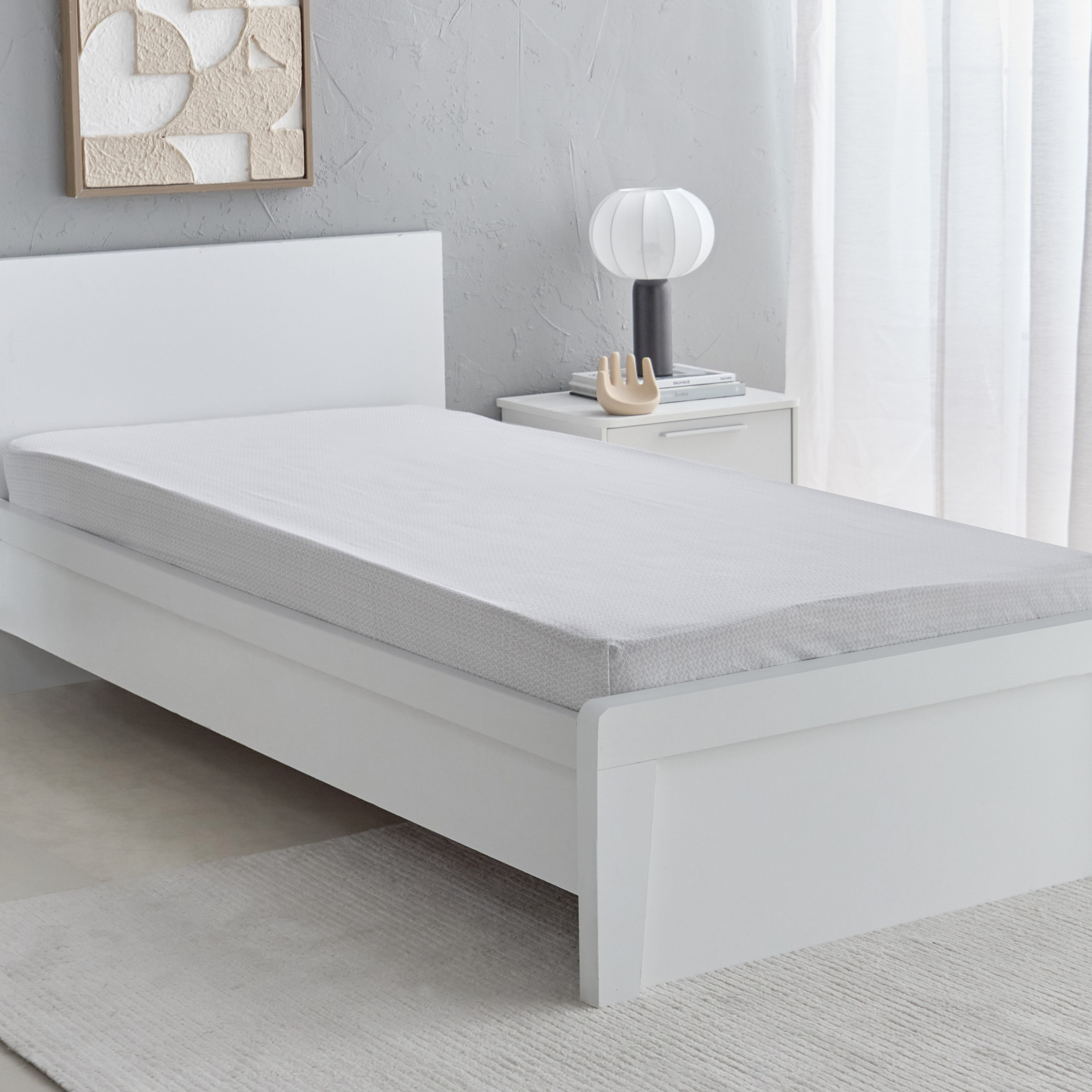 شرشف مطاطي فردي بولي قطن أوران من ألبانيا - 90x200+25 سم-hbxhomeware-hbxbedroom-image-2
